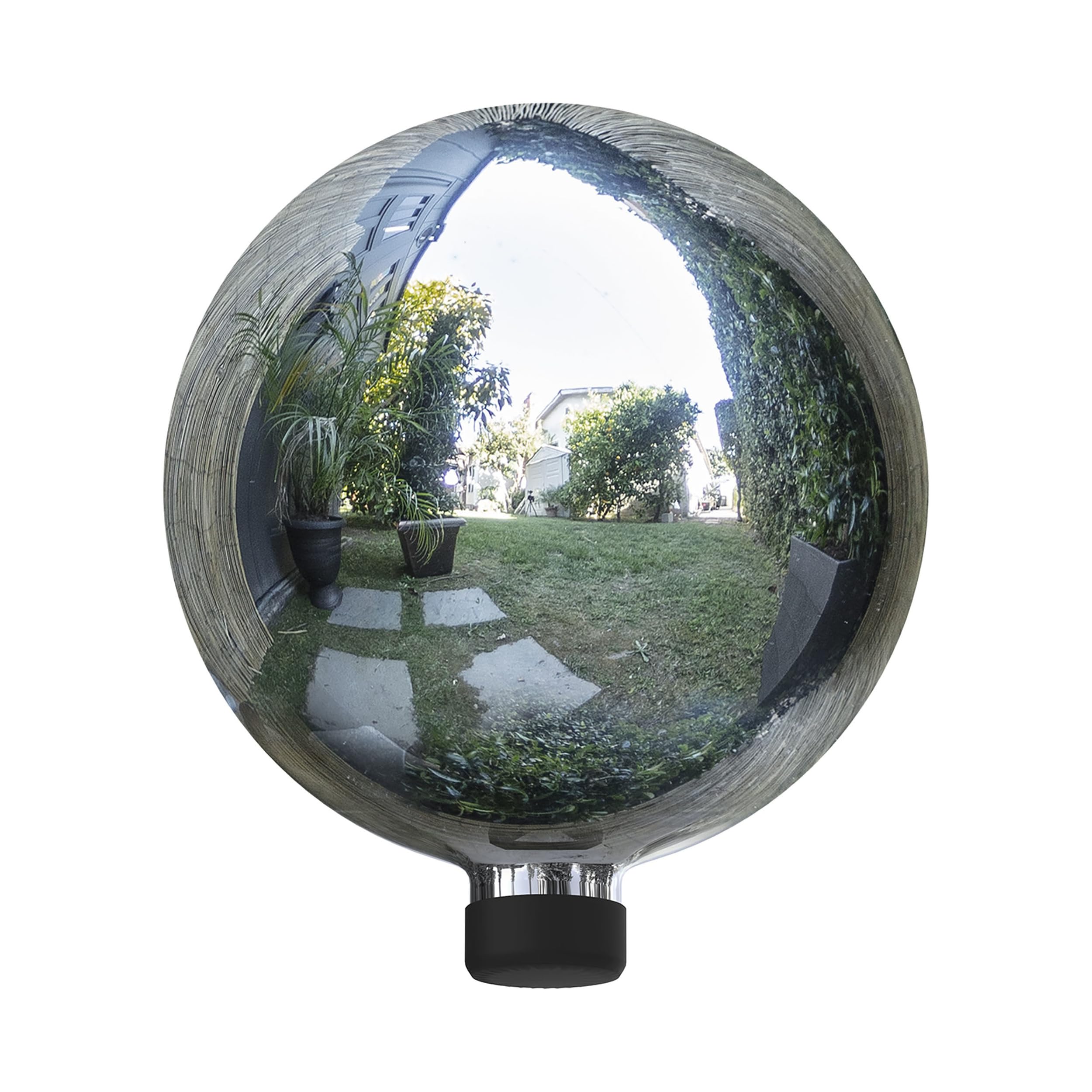 Alpine Corporation | 10" Indoor/Outdoor Glass Gazing Globe — Festive Garden & Yard Décor Accent — Blue