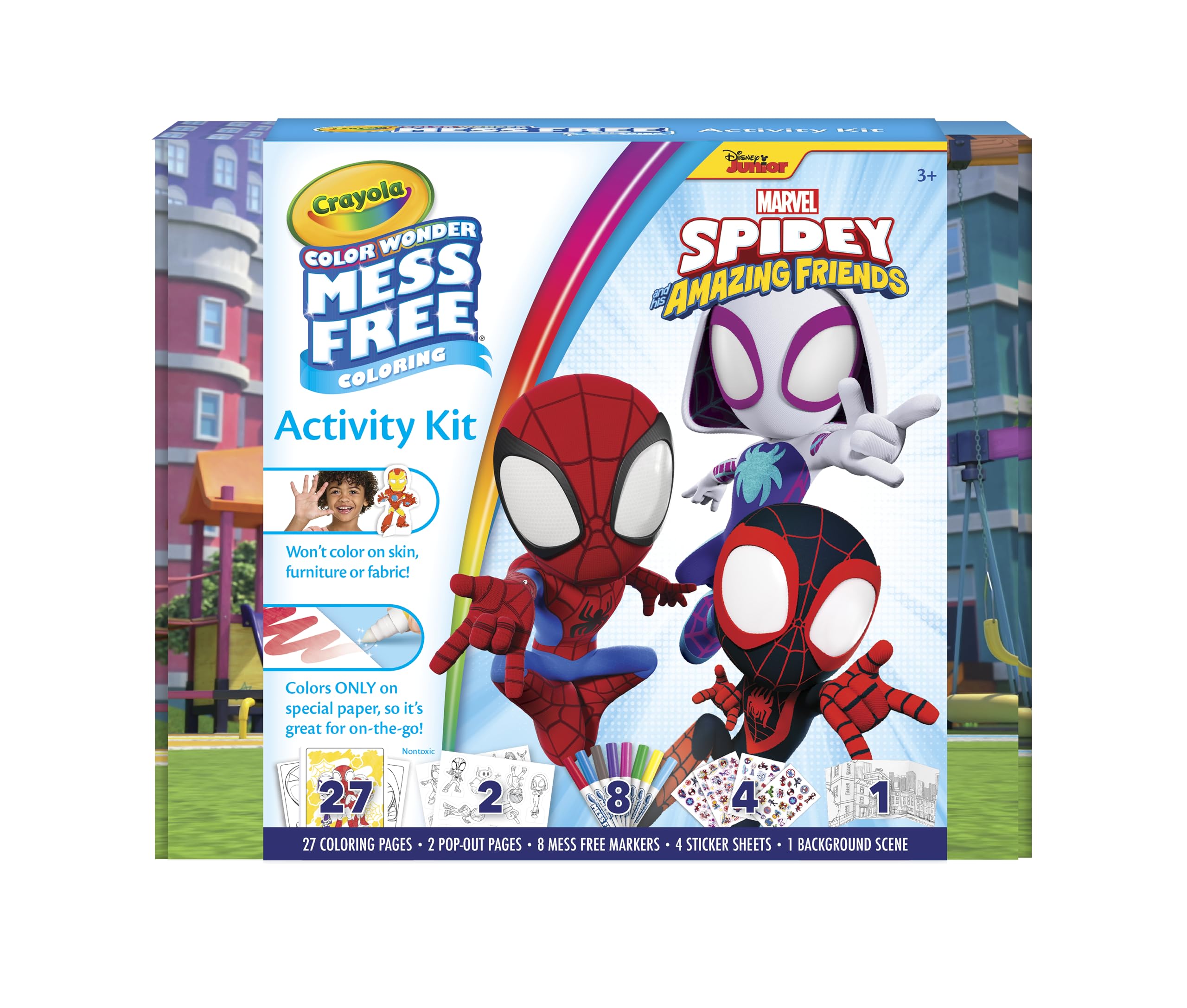 Crayola Color Wonder Gabby's Dollhouse Activity Kit, Mess Free Coloring Set for Toddlers, Travel Activities & Toys, Gifts for Girls & Boys