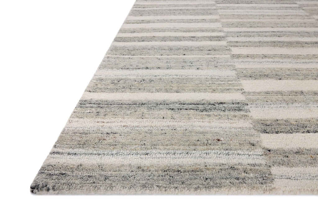 Loloi Magnolia Home by Joanna Gaines Rae Collection RAE-02 Charcoal/Mist 2'-3" x 3'-9" Accent Rug