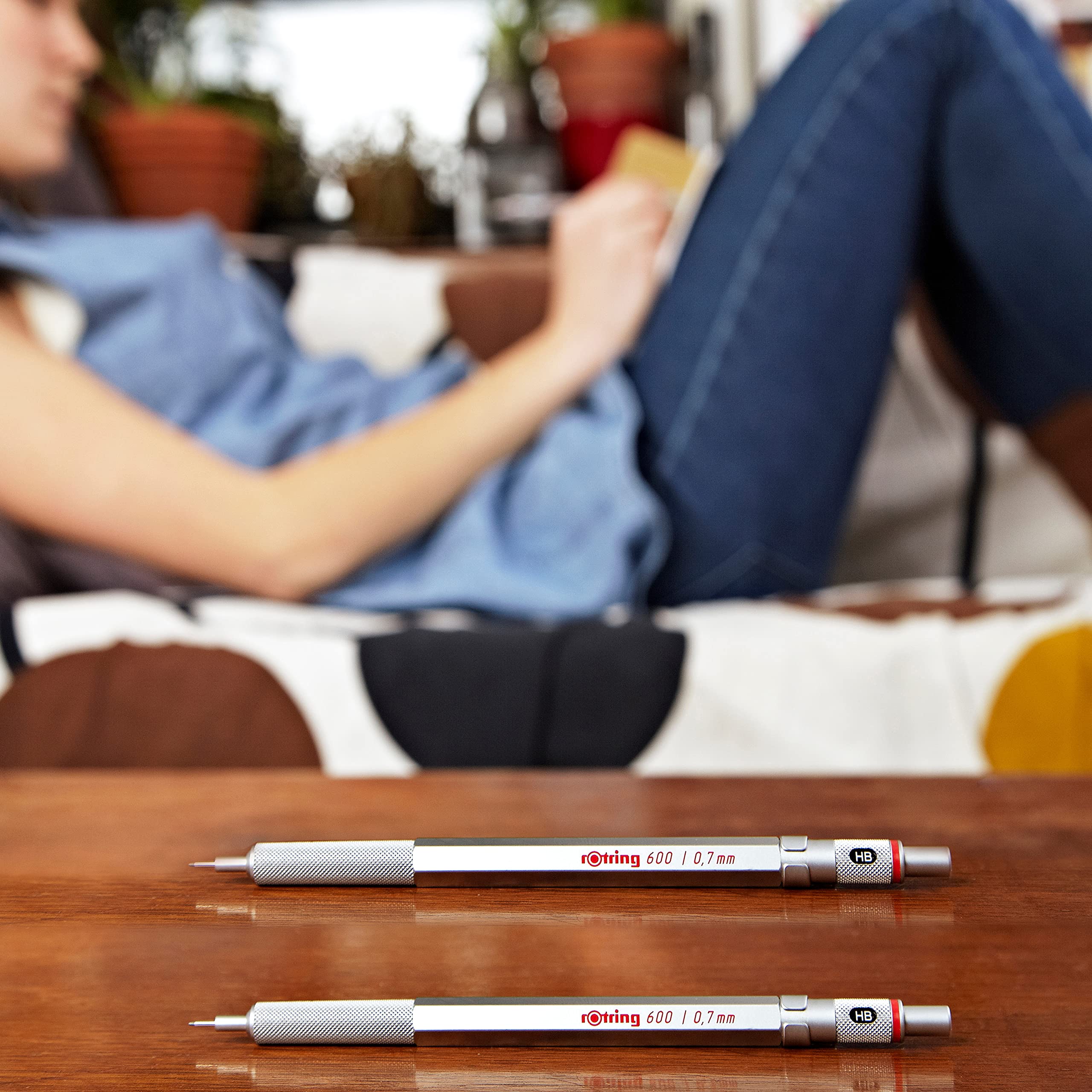 rOtring 600 Mechanical Pencil, 0.5mm, Black Barrel - For Writing, Drafting, Engineering, Architecture Professionals