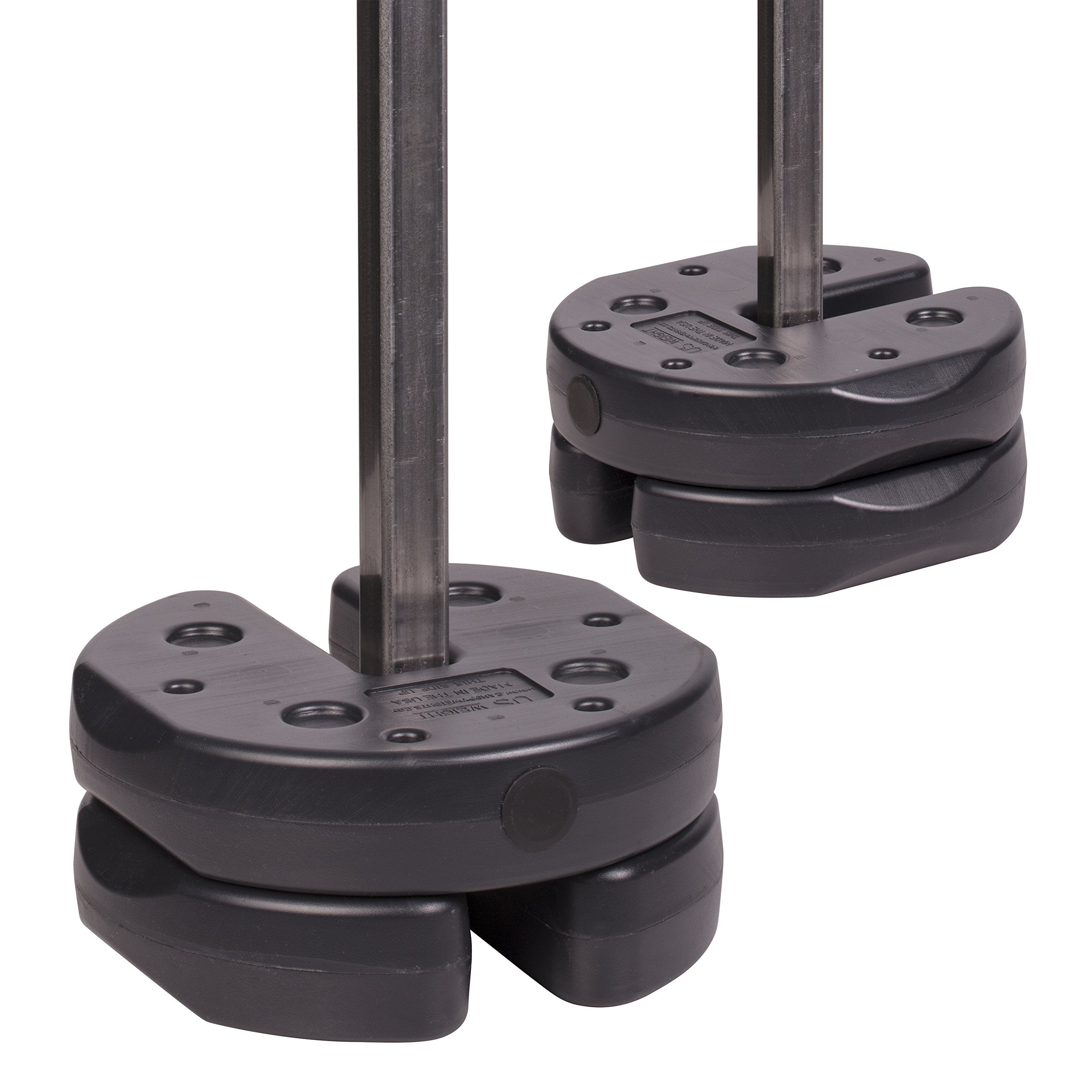 Eurmax USA Universal Upgraded Water Weight Heavy Duty Feet Leg Weights Bag Canopy Weights & US Weight Tailgater Canopy Weights Set of 4 with No-Pinch Design for Easy Installation