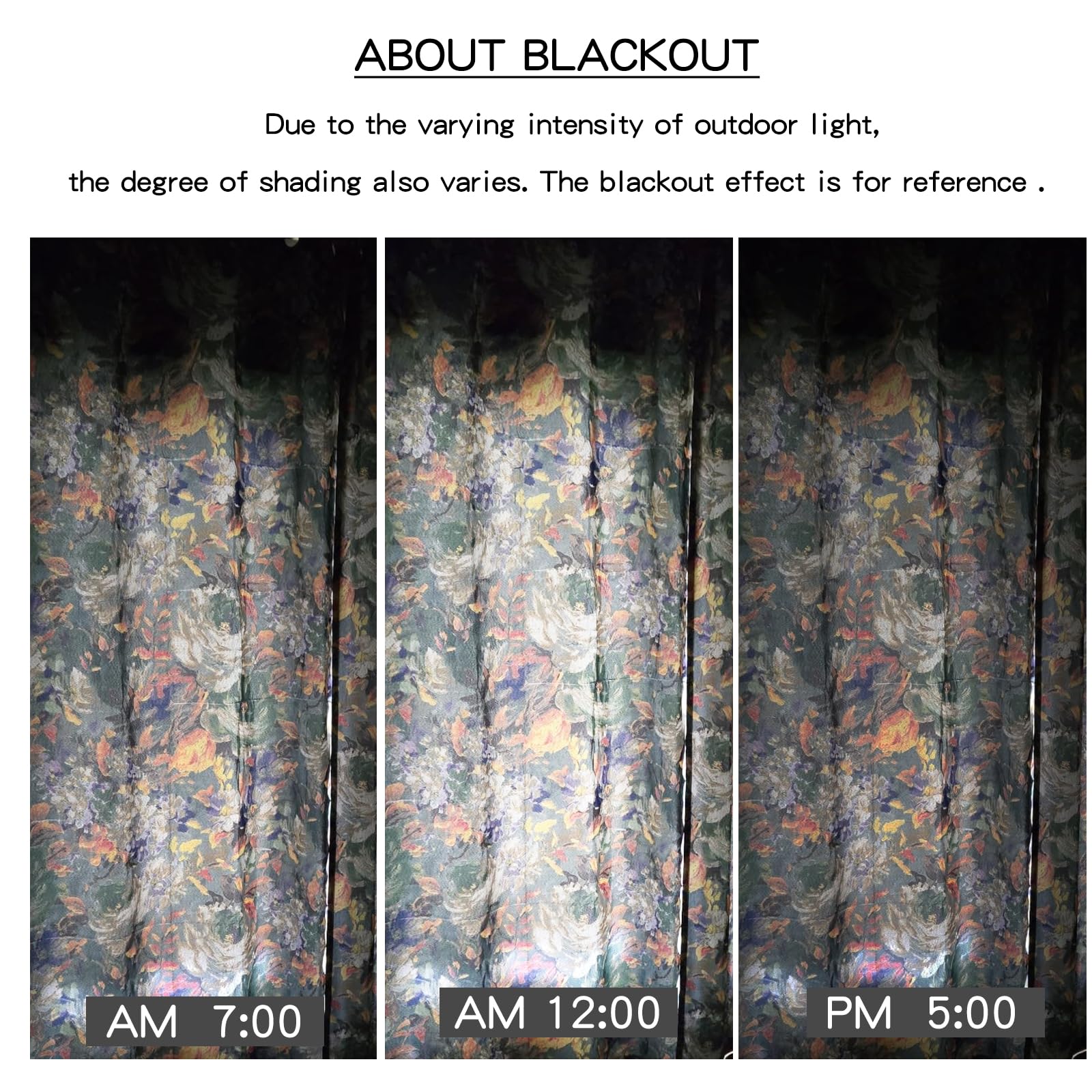 SUOUO Brown Floral Blackout Curtains for Bedroom Patterned Leaf 84 inches Long Room Darkening Window Drapes for Living Room 2 Panels