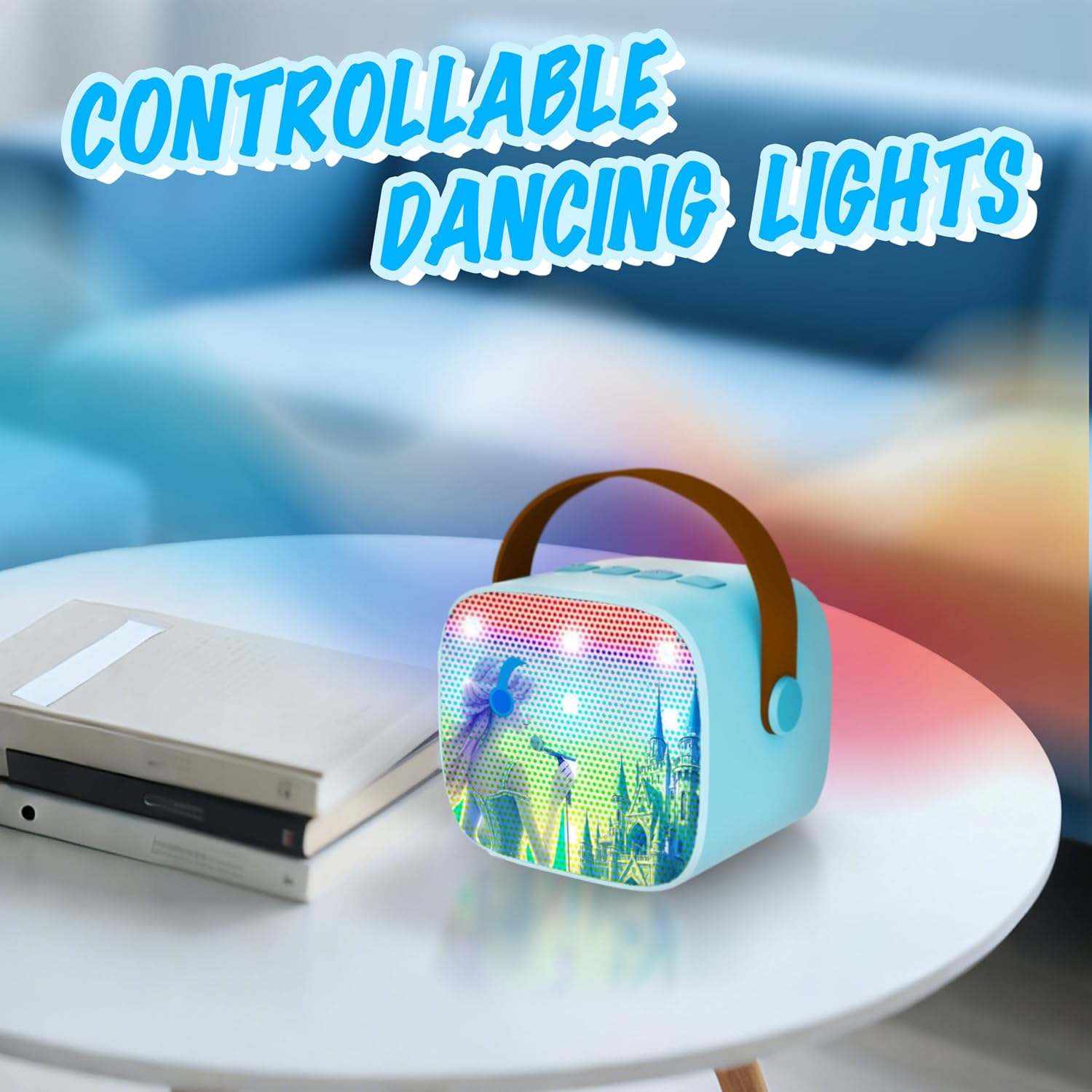 Frozen Toys for Girls Mini Karaoke Machine for Kids Princess Toys 3 4 5 6 7 8 9 10 Year Old Girl Birthday Gifts Kids Toys Toddler Wireless Microphones
