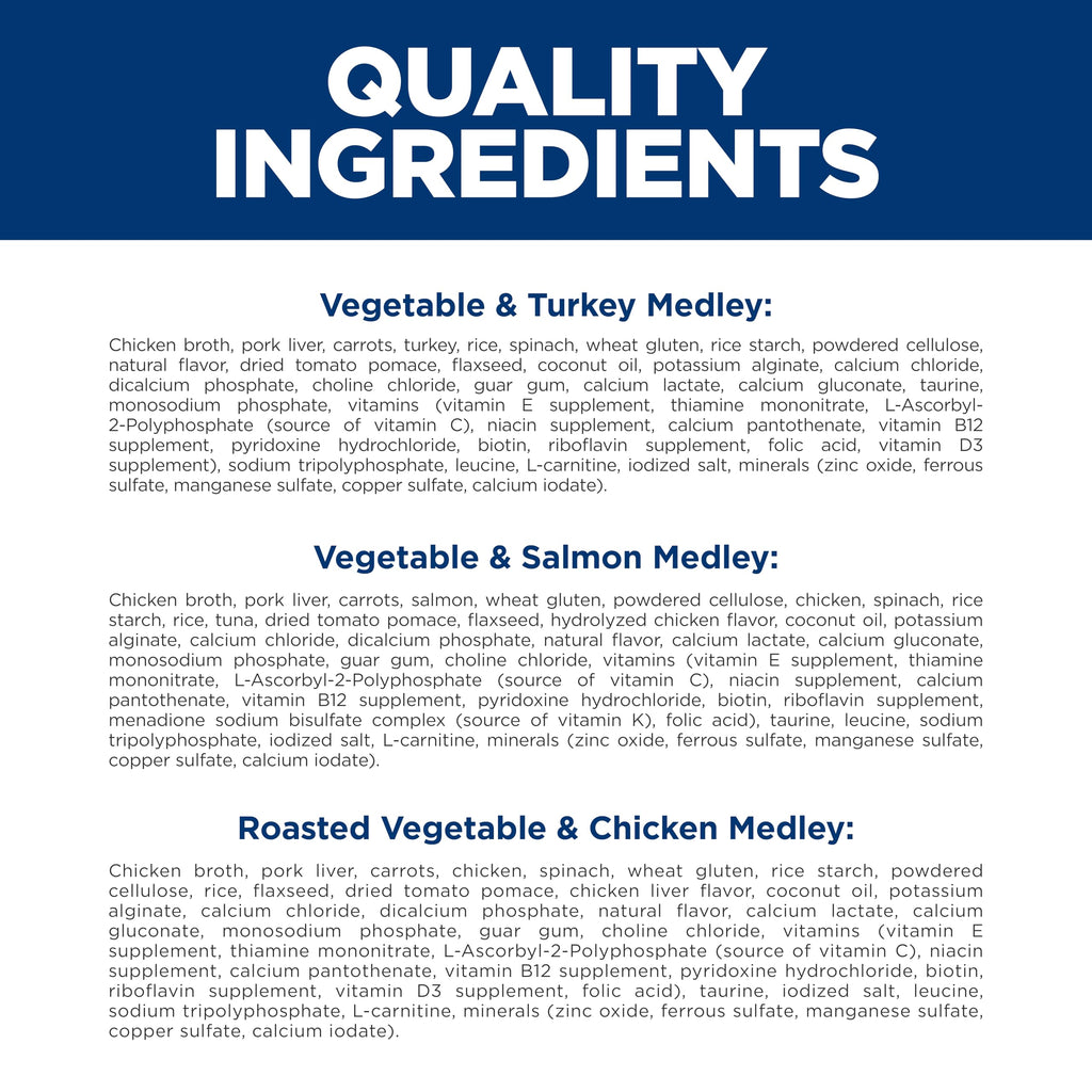 Hill's Science Diet Adult Perfect Weight Wet Cat Food, Roasted Vegetable & Chicken, 2.9 oz. Cans, 24-Pack