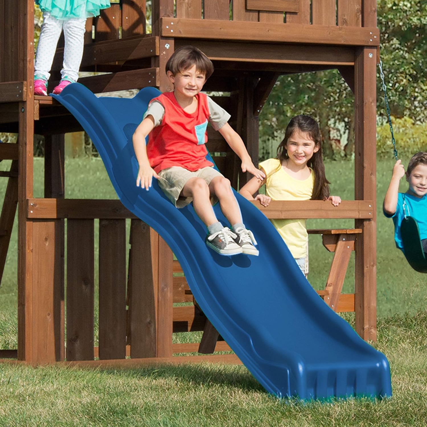Swing-N-Slide Cool Wave , Blue