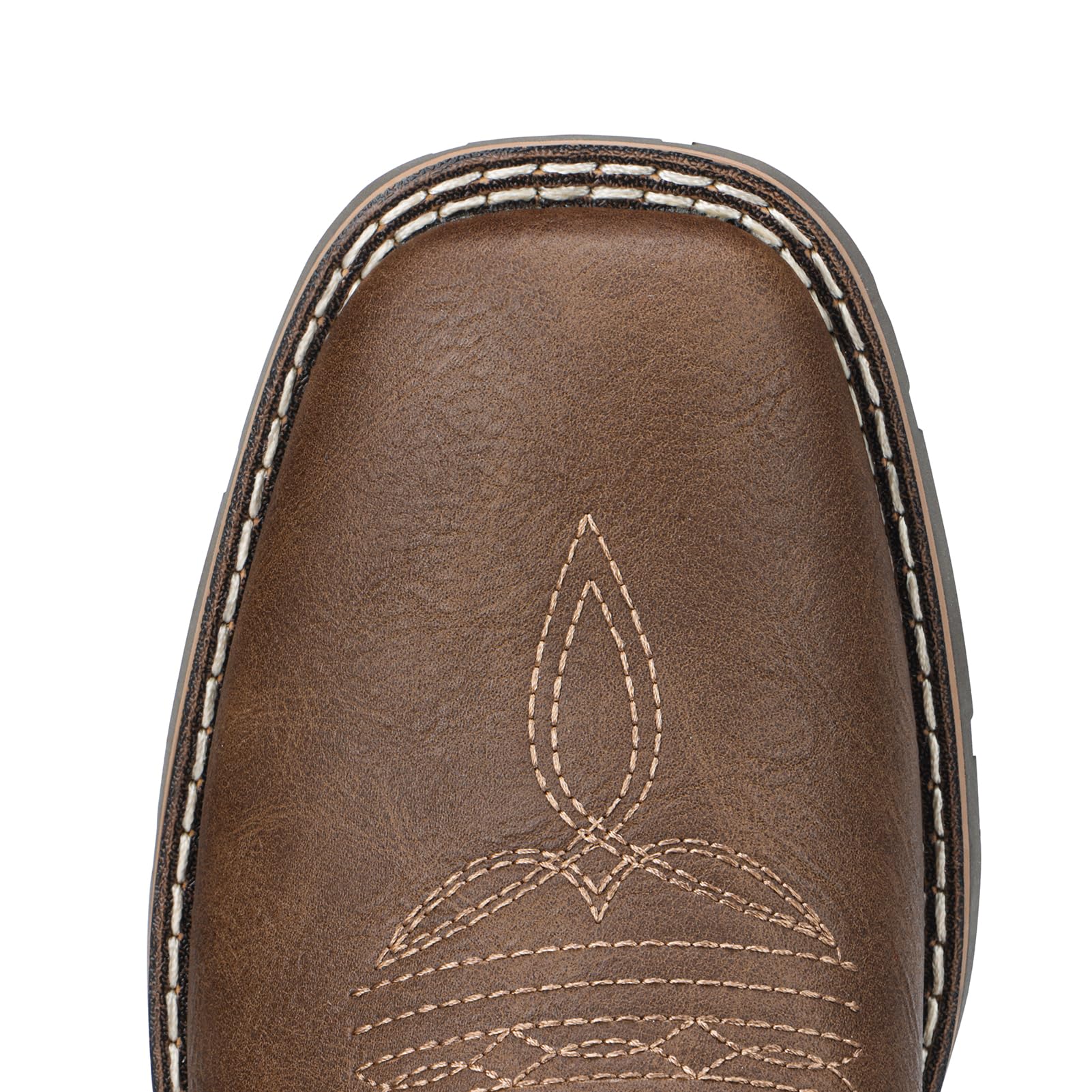 Cowboy Boots For Men - Western Boot Men's Cowboy Boots With Square Toe | Cowboy Western Boot | Pull-on Boots| Old West Style Embroidered