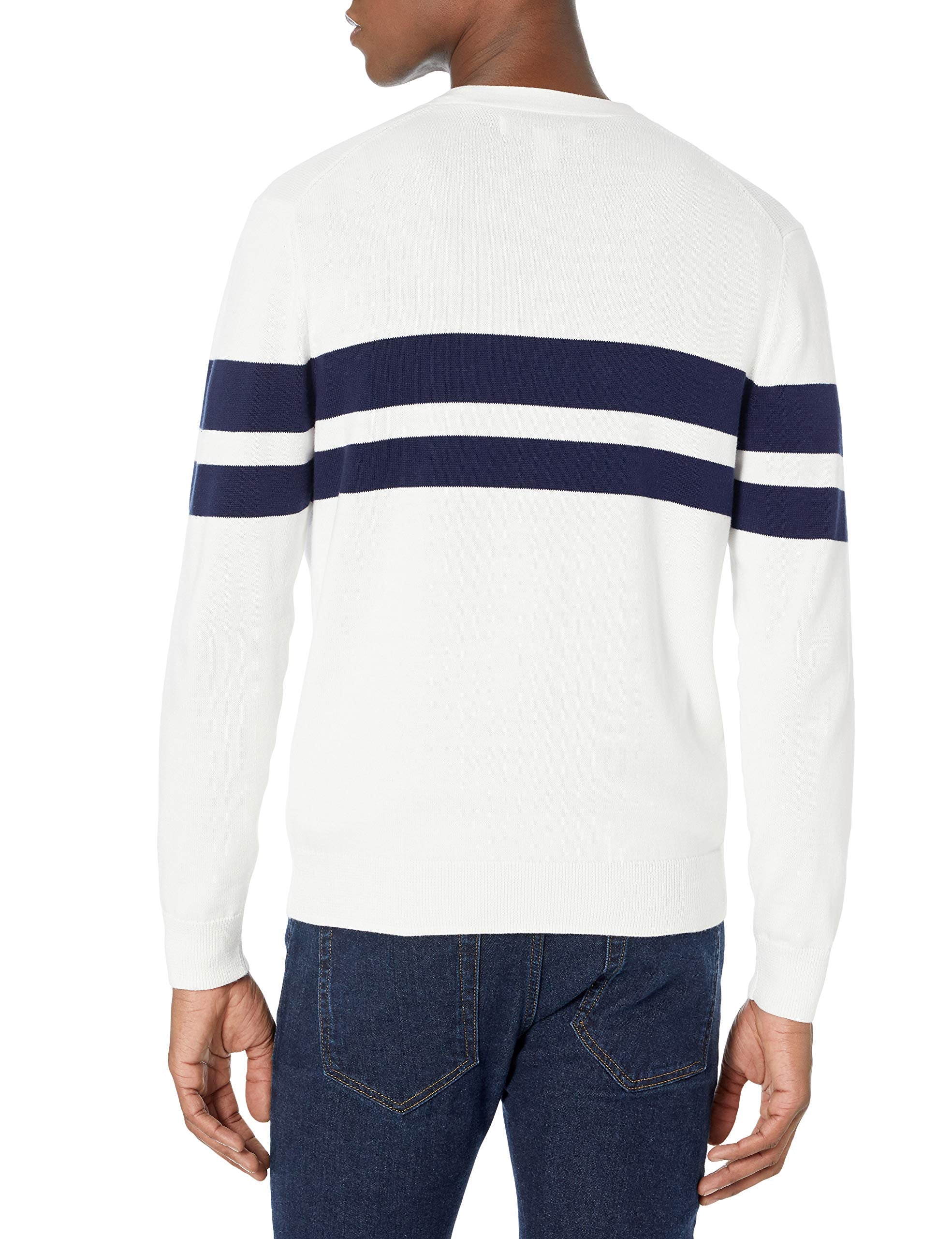 Amazon Essentials Men's V-Neck Cotton Cardigan Sweater