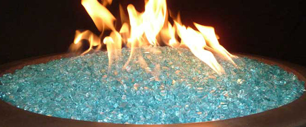 Hiland RGLASS-2-AMB Fire Glass, 20 lb, Amber