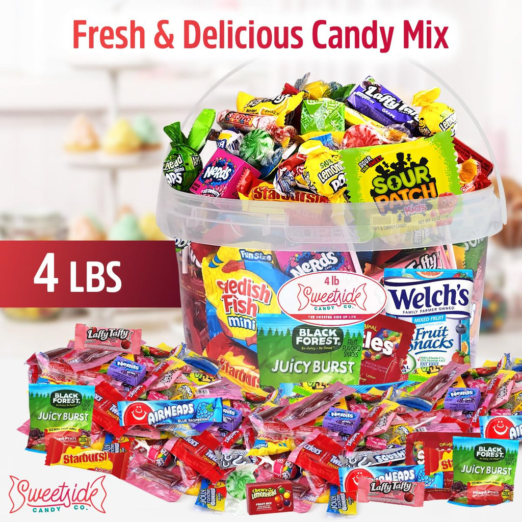 Bulk Candy Variety Pack - 2 Pound Care Package Assorted Basket, Snack Food Gift, Office Assortment Gift for Birthday Party, Kids, College Students & Adults (Pack of 1))