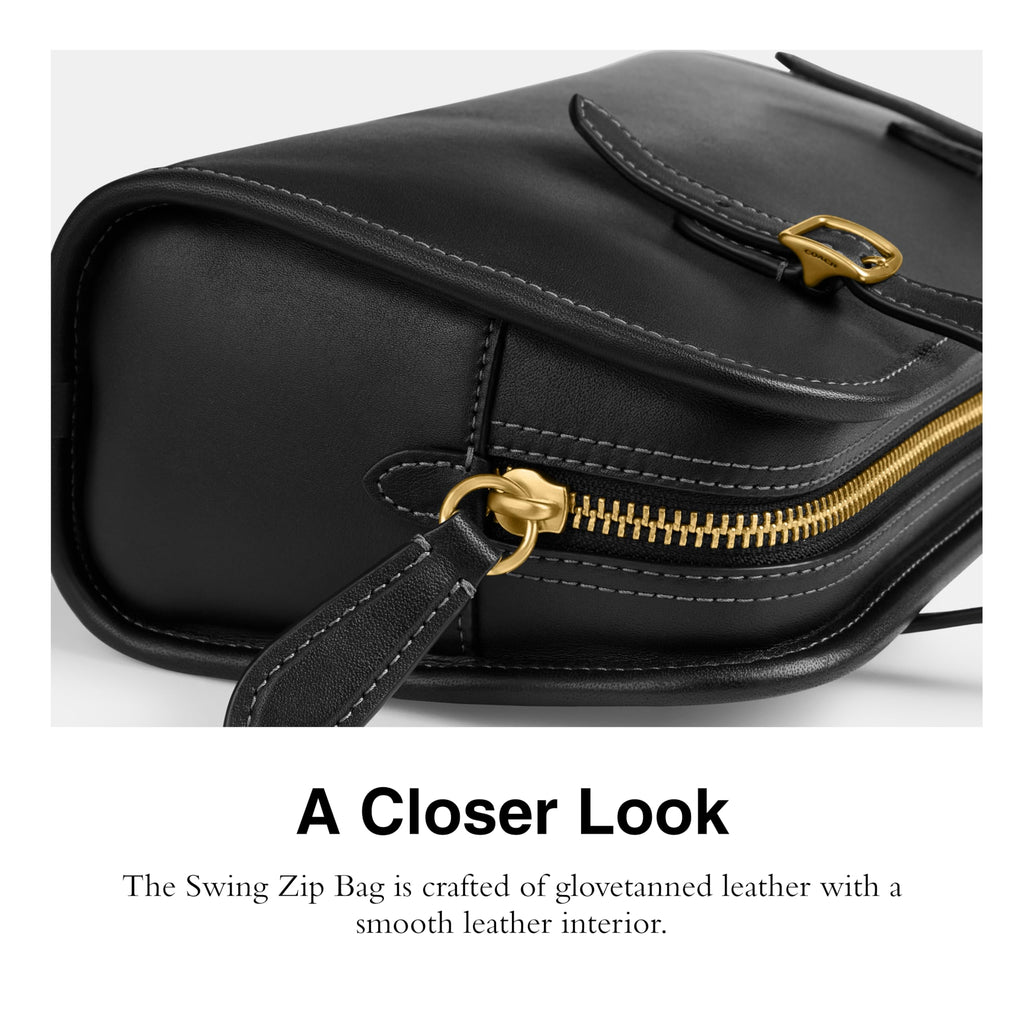 COACH Swing Zip Bag with Grommets