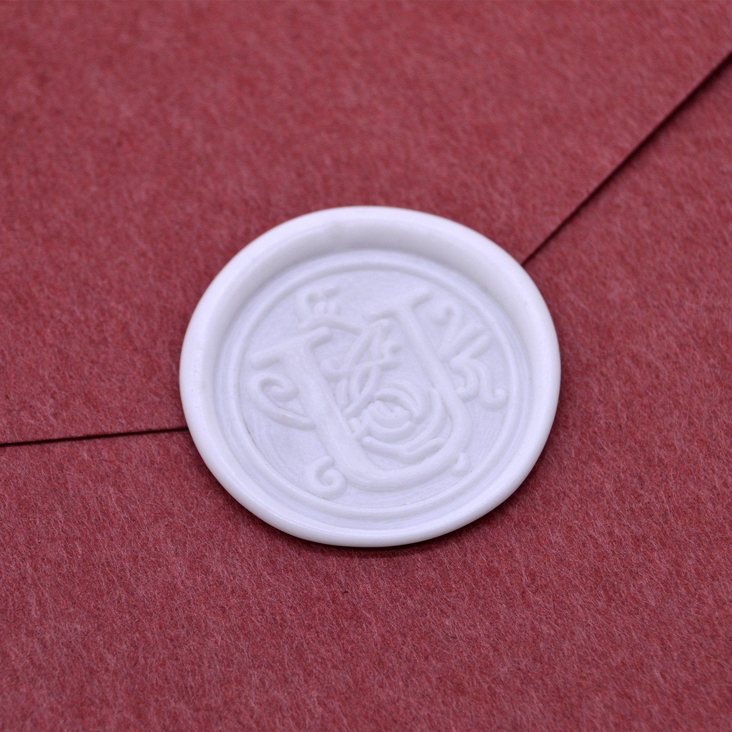 Medieval Initial Alphabet Sealing Wax Stamps, Brass Head Wooden Handle, for Thanksgiving Card/Envelope/Gift Wrap/Wedding Engagement Party Invitation - Letter S