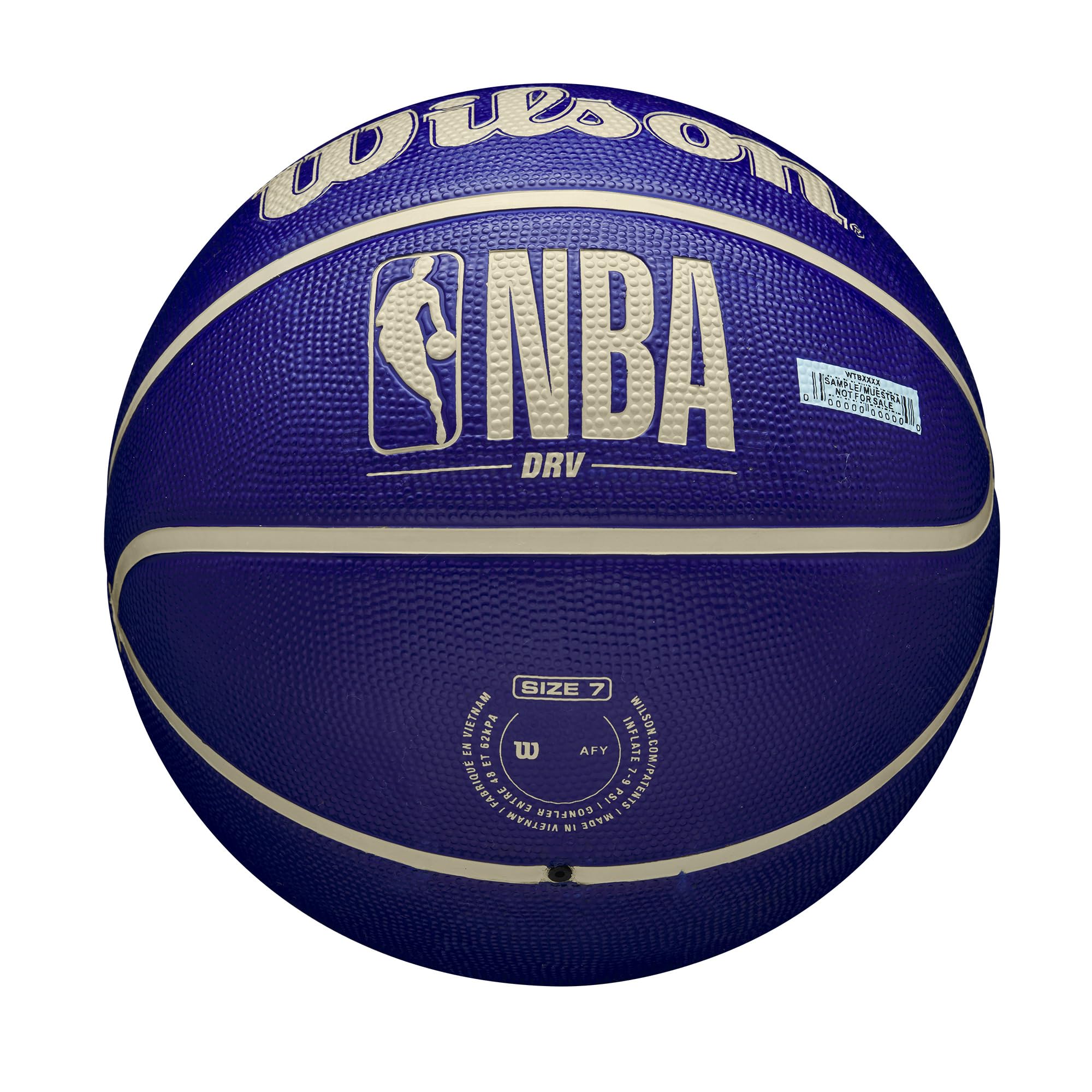 WILSON NBA DRV Outdoor Basketball - Indigo/Beige, Size 5-27.5"