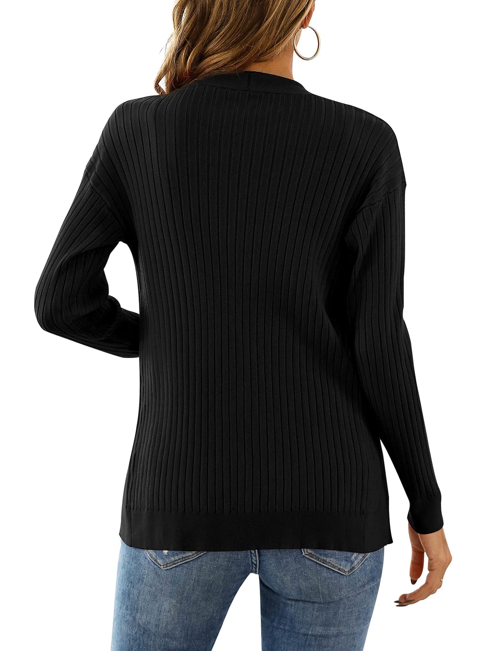 LIENRIDY Women's Knit Cardigan Long Sleeve Button Down Sweater Lightweight Cardigans, S-XL