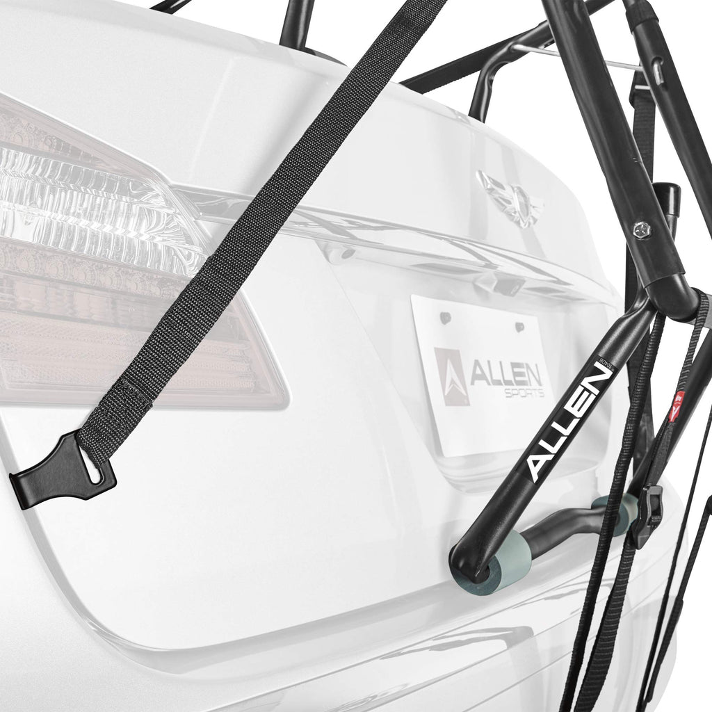 Allen Sports Deluxe 2-Bike Trunk Mount Rack, Model ZN102, Black
