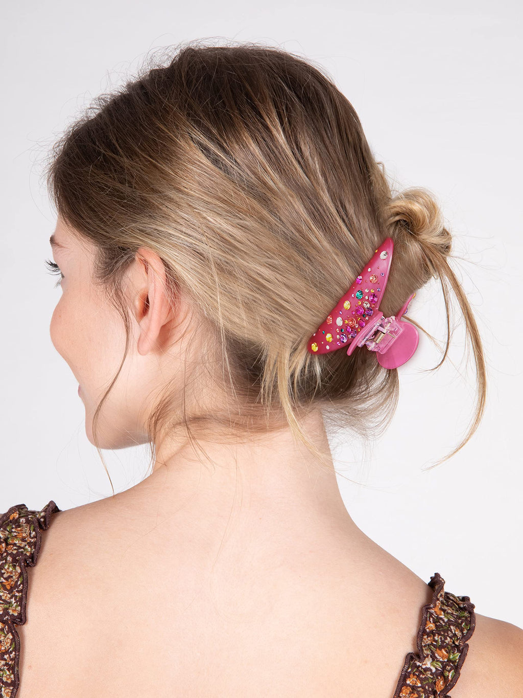 LILIE&WHITE Tortoise Claw Clips For Women - Strong Thick Hair Styling Accessories With Claws For Styling 1PC