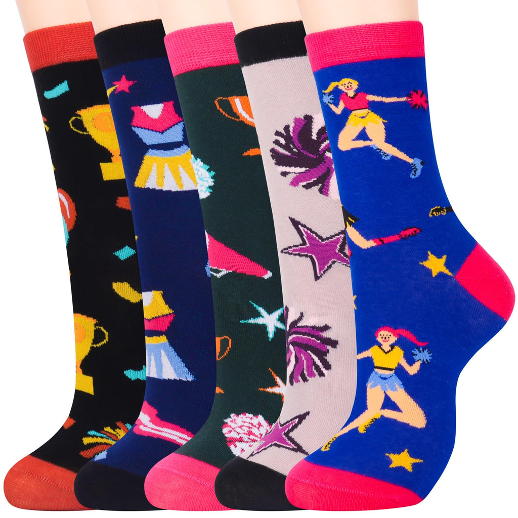 Jeasona Women's Cute Socks Funny Christmas Birthday Gifts for Women Mom Teenage Girls