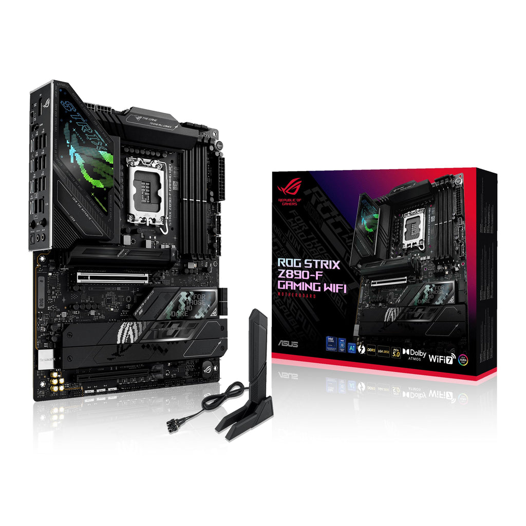 ASUS ROG Strix Z790-E Gaming WiFi 6E LGA 1700(Intel 14th,13th&12th Gen) ATX gaming motherboard(PCIe 5.0, DDR5,18+1 power stages,2.5 Gb LAN,Thunderbolt 4,5xM.2, 1xPCIe 5.0 M.2,Front panel USB 3.2 port)