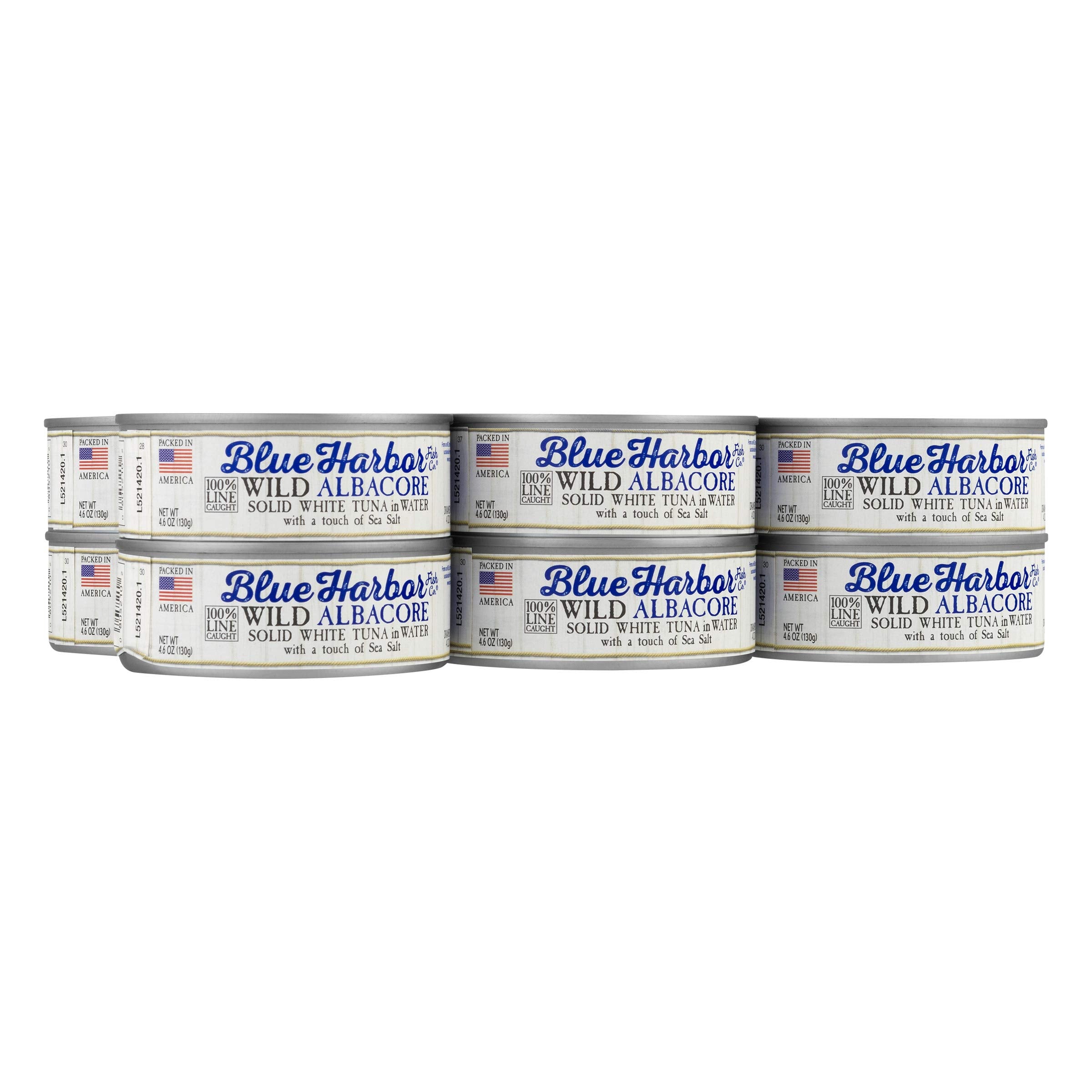 Blue Harbor Fish Co. Wild Albacore Tuna in Water with No Salt Added, 4.6 Ounce
