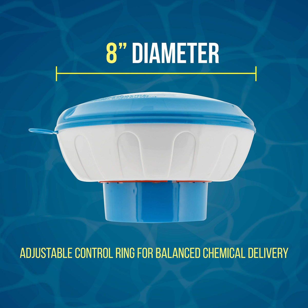 U.S. Pool Supply Pool Chlorine Floater, 3" Tablet Floating Dispenser