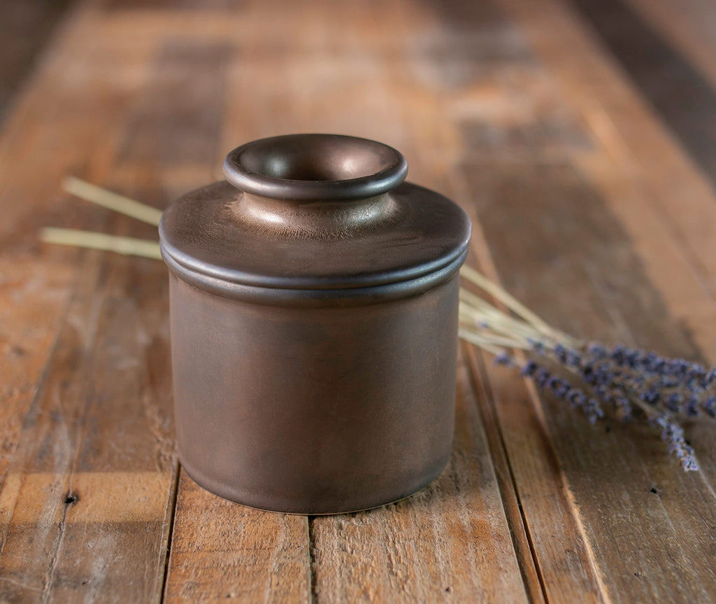 Butter Bell - The Original Butter Bell Crock by L. Tremain, a Countertop French Ceramic Butter Dish Keeper for Spreadable Butter, French Ceramic Butter Dish Keeper, Specialty (Ivory Matte)