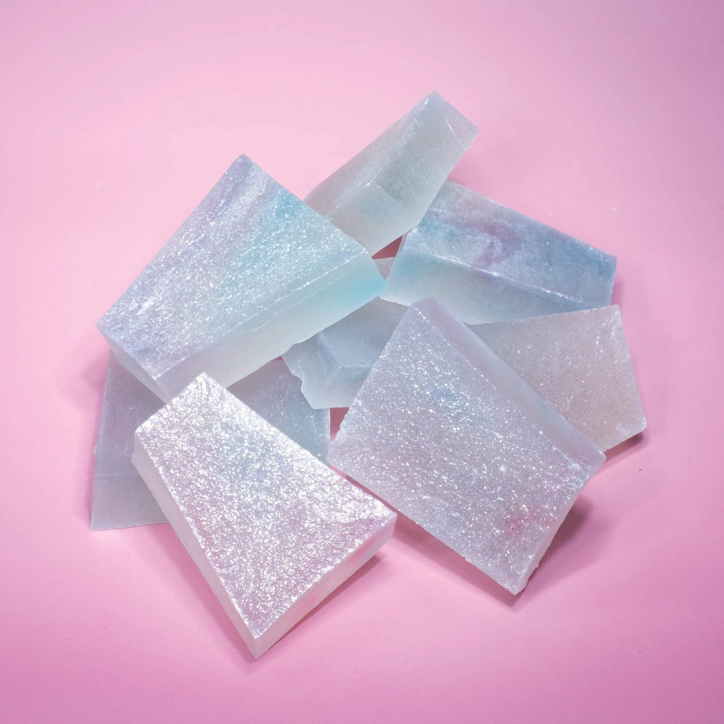 Silky Gem - Edible Lychee Flavored Aurora Crystal Candy, 8-10 pieces, Kohakutou, Edible Gem, Vegan, Gluten Free, ASMR