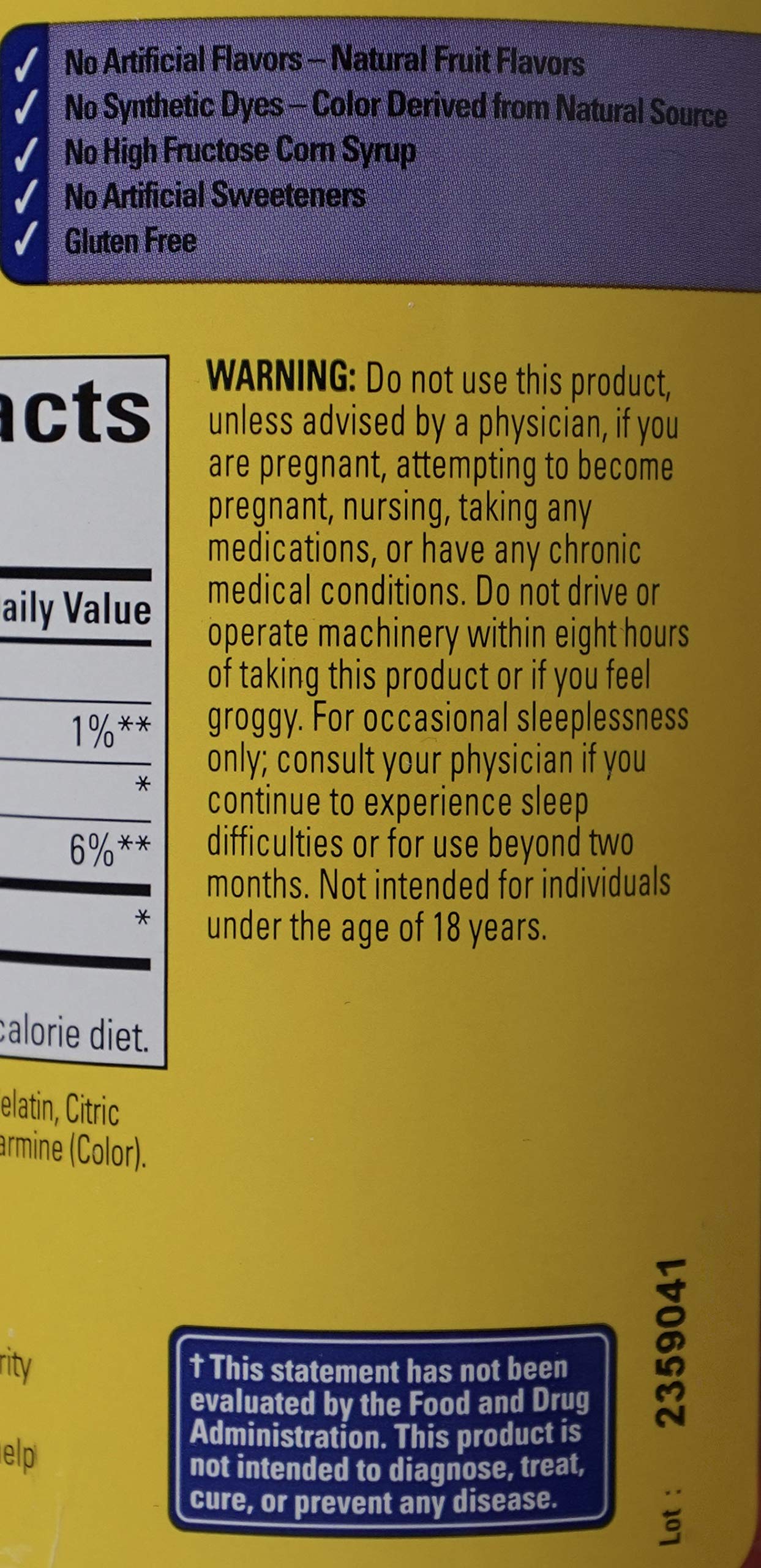 Nature Made Melatonin 10mg per serving Gummies, Maximum Strength Dosage, 100% Drug Free Sleep Aid for Adults, 60 Melatonin Gummies, 30 Day Supply