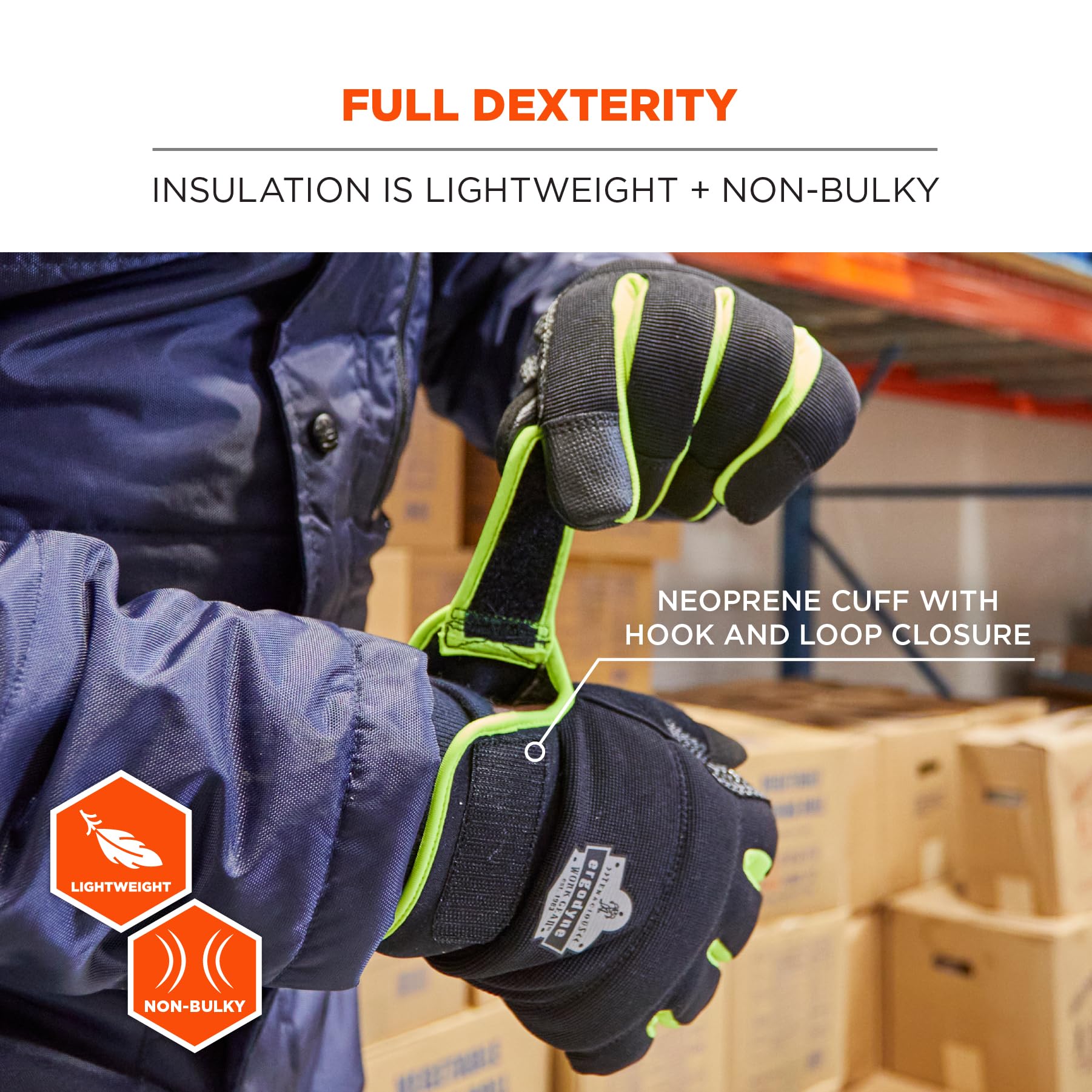 Ergodyne Unisex Adult Proflex 850 Insulated Freezer Gloves