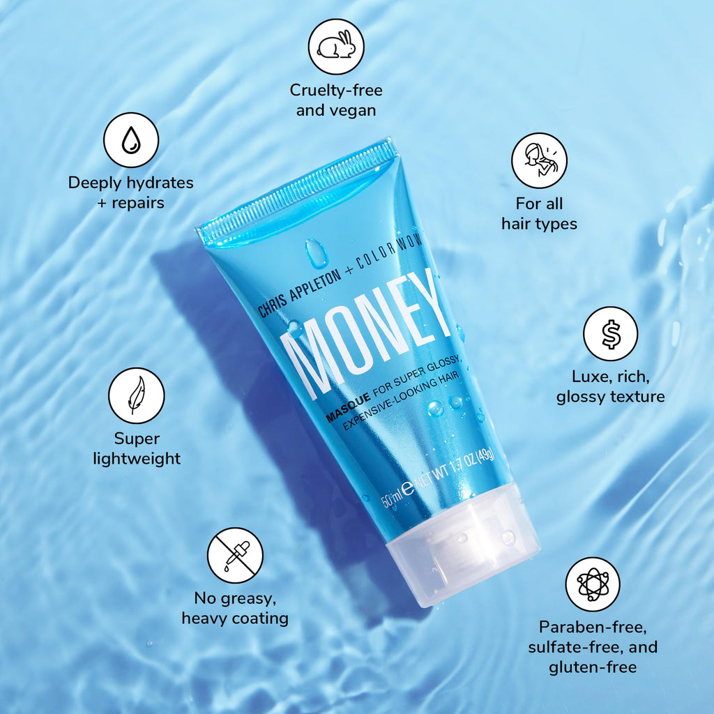 COLOR WOW Money Masque – Deep Hydrating Conditioning Treatment by Celebrity Stylist Chris Appleton | Vegan Formula