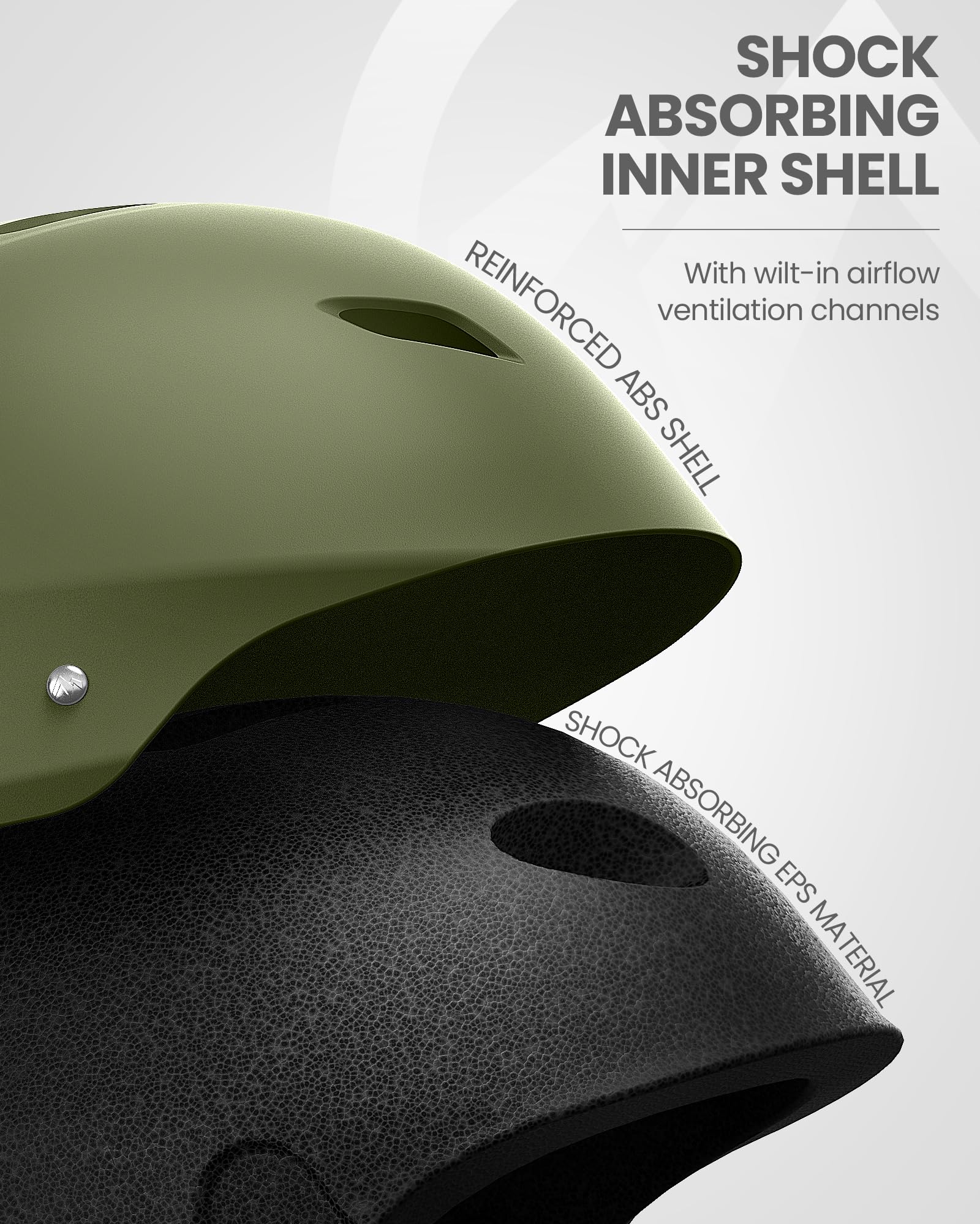 OutdoorMaster Kelvin Ski Helmet - Snowboard Helmet for Men, Women & Youth