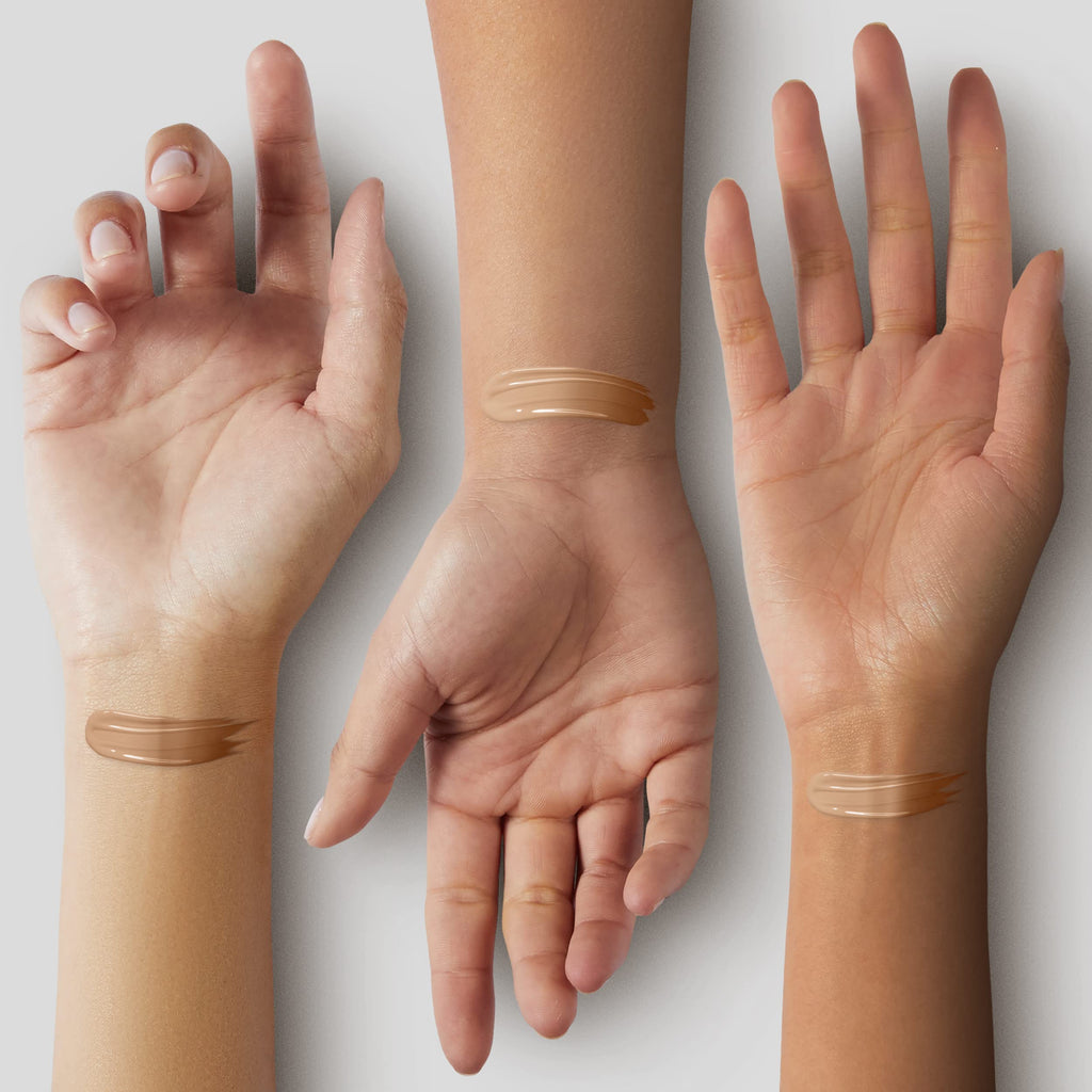 e.l.f. Flawless Satin Foundation, Lightweight & Medium Coverage, Semi-Matte Finish, Vegan & Cruelty-Free, Alabaster, 0.68 Fl Oz (20mL)