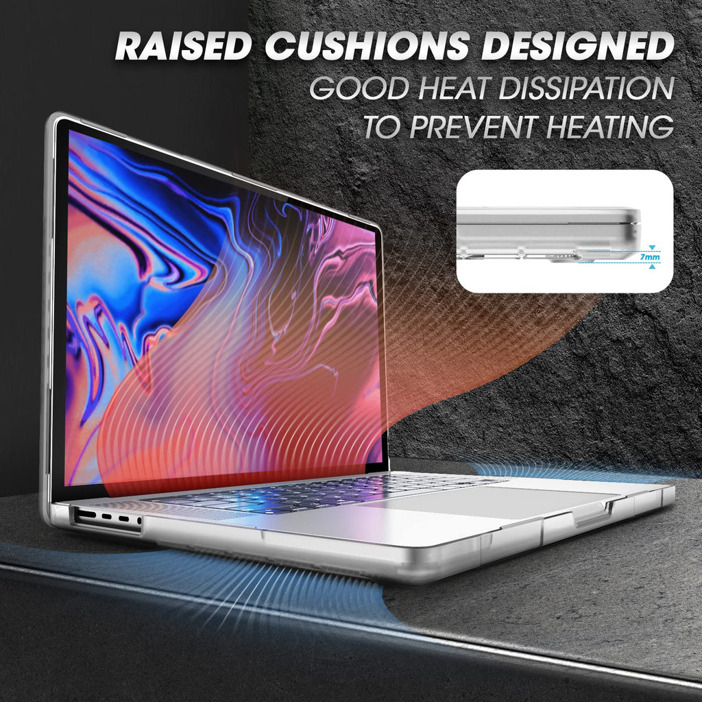 SUPCASE for MacBook Pro 14 Inch Case 2026-2021 (Unicorn Beetle), M5/M4/M3/M2/M1 Pro/Max A3427 A3426 A3434 A3185 A3401 A3112 A2918 A2992 A2779 A2442 Rugged Protective Cover for MacBook Pro 14", Black