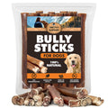 BRUTUS & BARNABY 6 Inch Bully Sticks for Dogs (10 Count) – Natural Grass-Fed Beef Chews, Odor Free, Single Ingredient, Fully Digestible, Rawhide Free for Small, Medium & Large Dogs