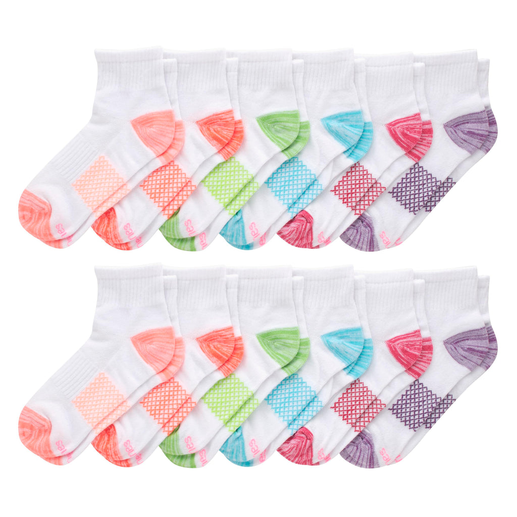 Hanes womens Hanes Women's 6-pair Lightweight Breathable Ventilation Ankle Socks