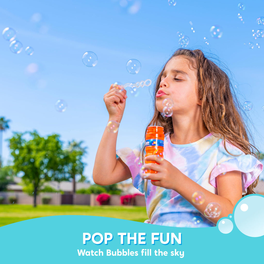 SYNCFUN 64 oz Premixed Bubble Solution, 1.9L Giant Pre-Mix Refill Solution for Bubble Machine, Bubbles for Kids, Wands, Blower, Easter, Outdoors Activity,No Mixing or Measuring