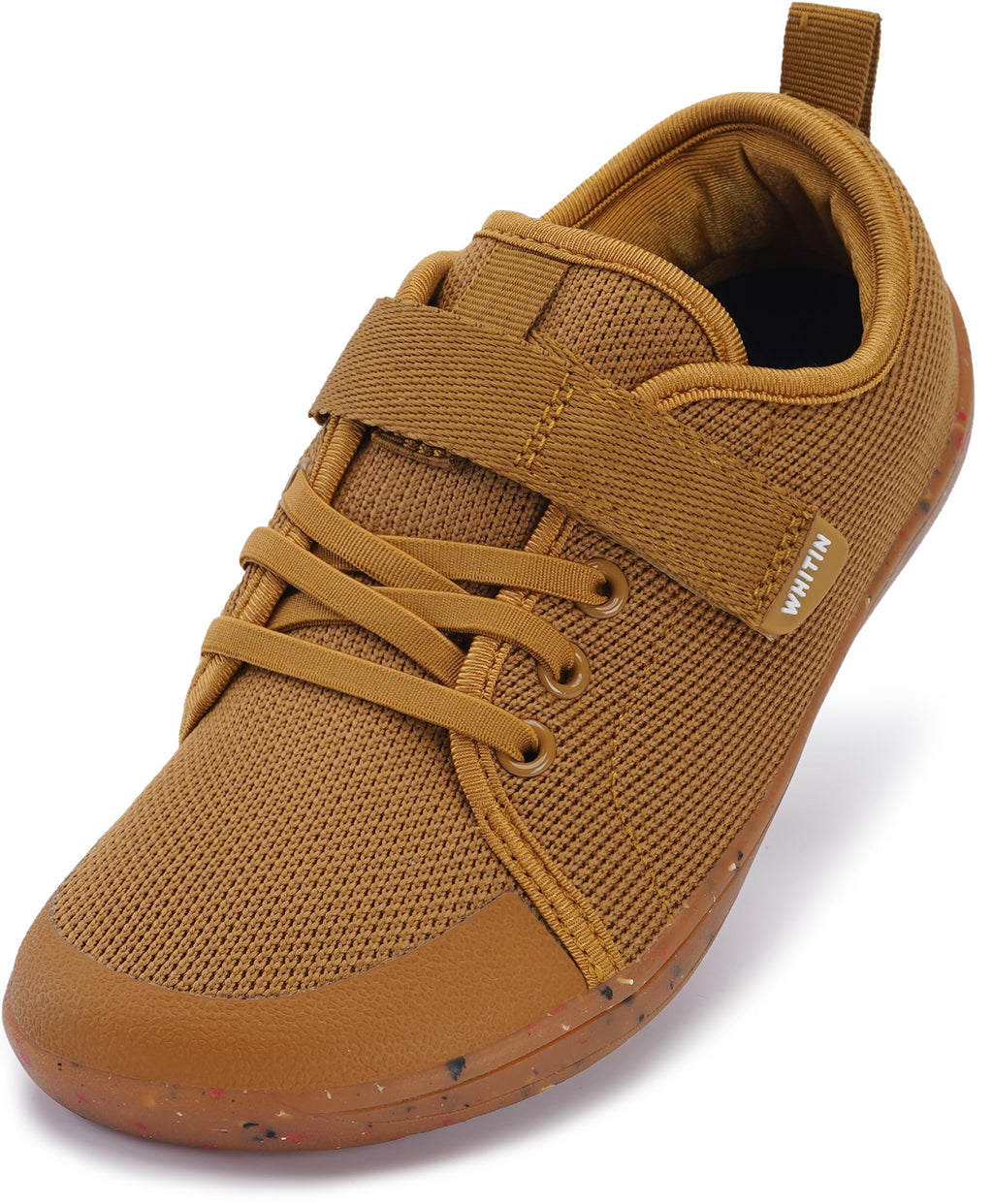 WHITIN Little/Big Kid Barefoot Shoes | Boys/Girls Lace-up Minimalist Sneakers | Wide Toe Box | Natural Flexible Fit
