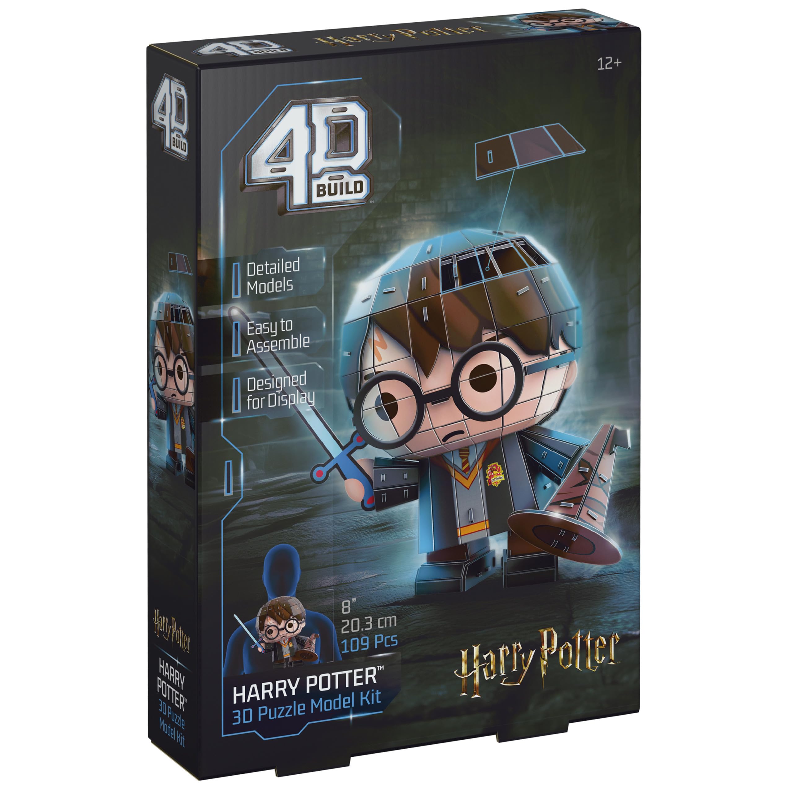 4D Build, Harry Potter Hogwarts Express 3D Model Kit, Harry Potter Collectibles & Desk Decor, Adult Puzzle, Building Toys, 181 Pieces, 3D Puzzles, Gift Ideas for Ages 12 & Up