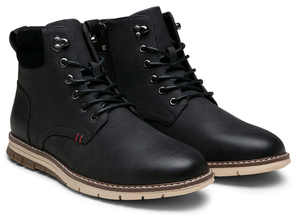 Vostey Boots for Men Casual Dress Shoes Fashion Waterproof Men's Motorcycle Boots