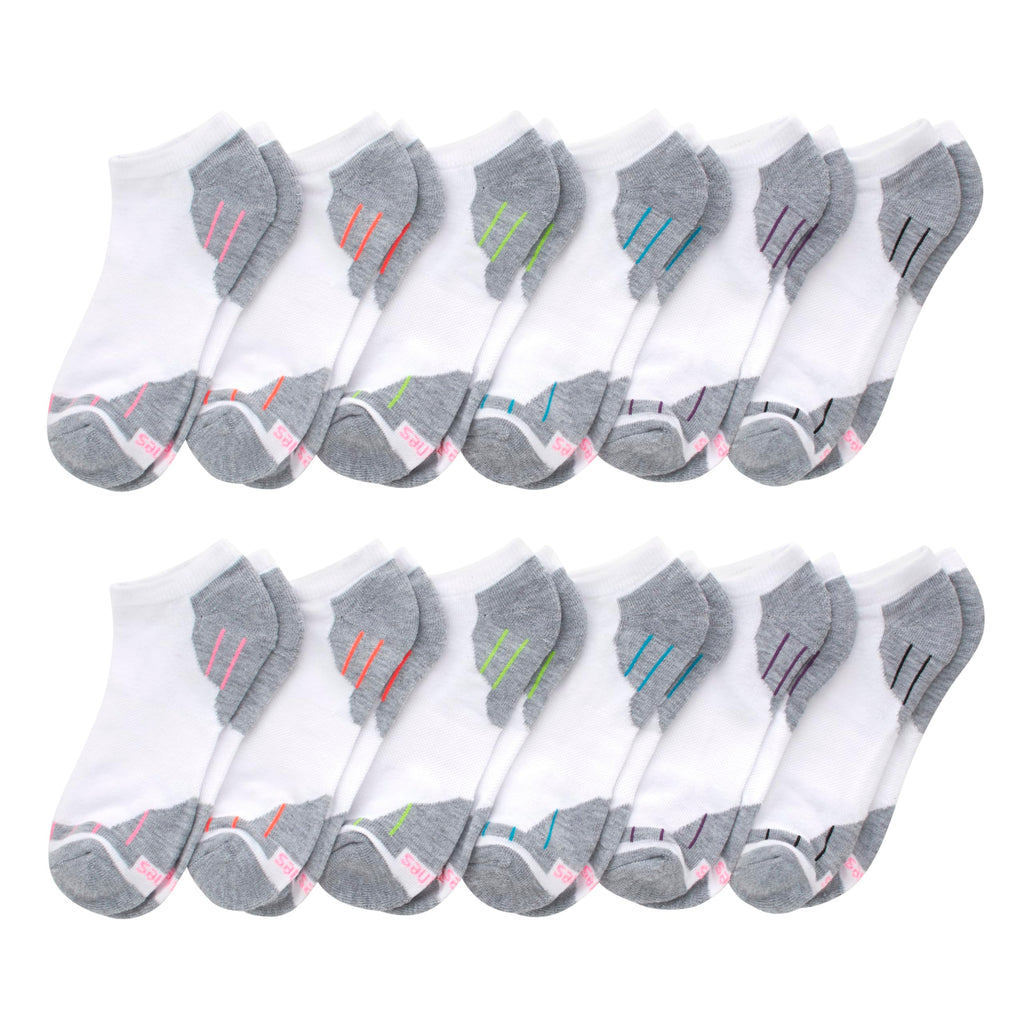 Hanes womens Hanes Women's 6-pair Lightweight Breathable Ventilation Ankle Socks