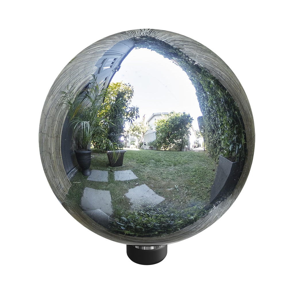 Alpine Corporation | 10" Indoor/Outdoor Glass Gazing Globe — Festive Garden & Yard Décor Accent — Blue