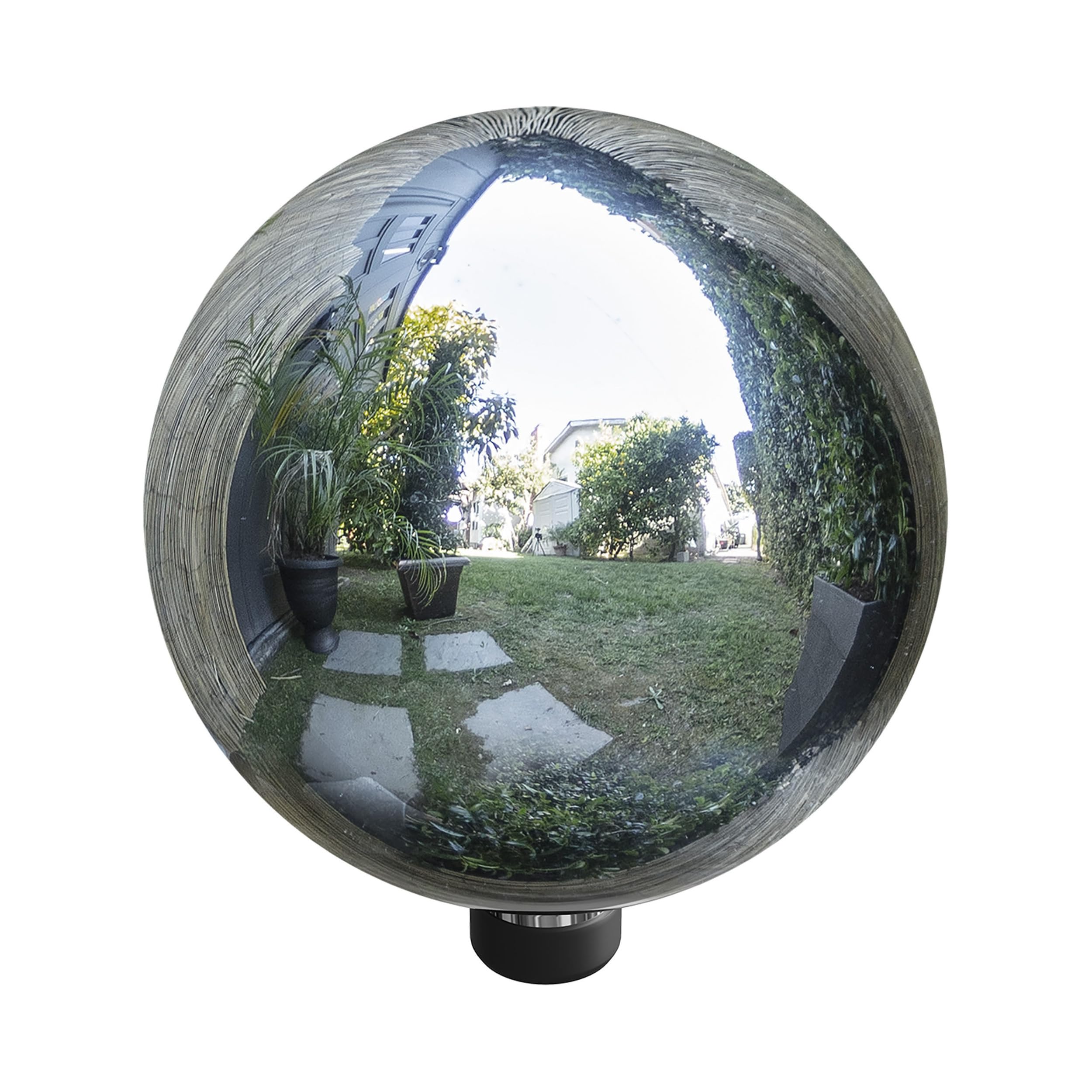 Alpine Corporation | 10" Indoor/Outdoor Glass Gazing Globe — Festive Garden & Yard Décor Accent — Blue