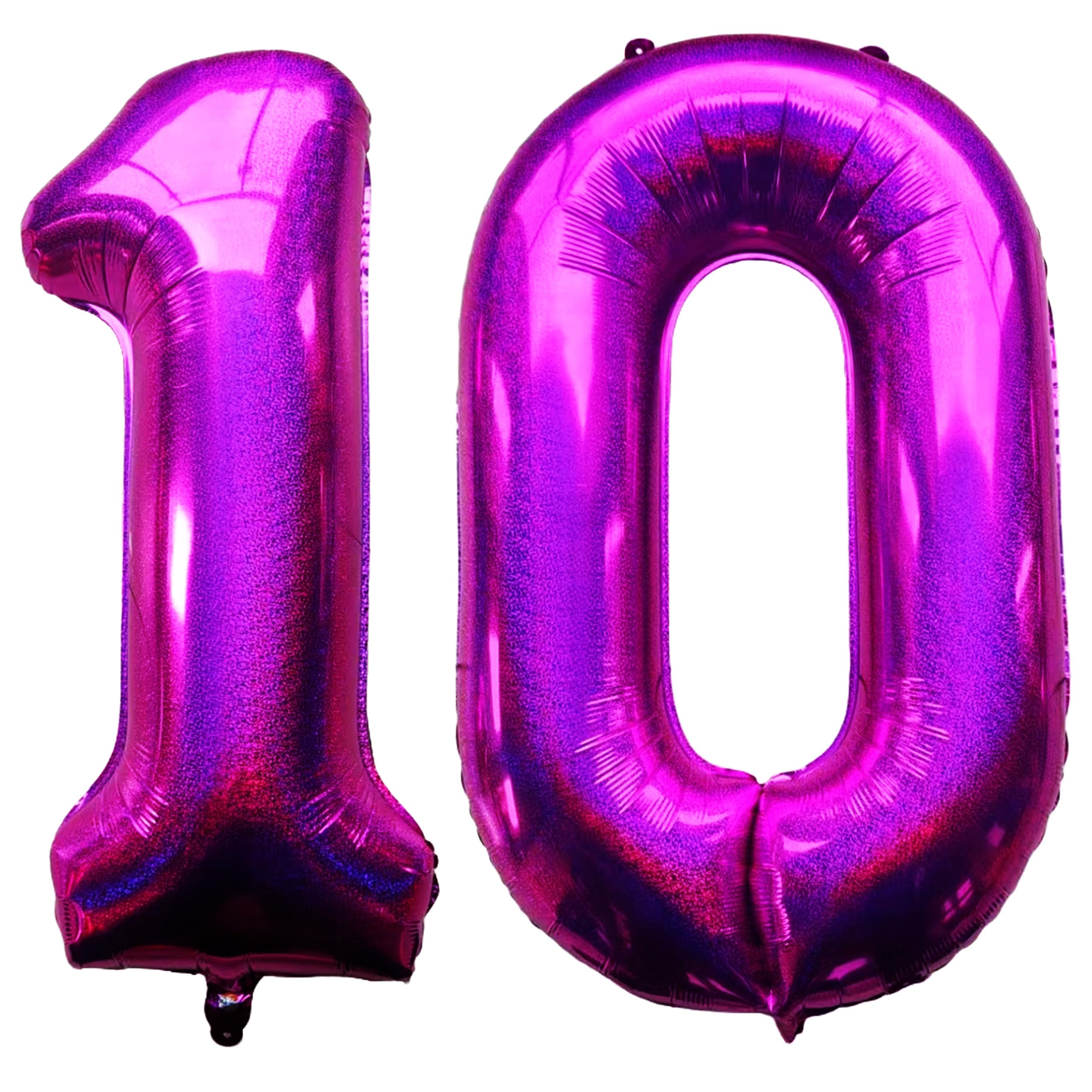 Brown Number 10 Balloons 40 Inch Giant Brown 10 Foil Mylar Balloons for 10th Birthday Anniversary Events Party Decorations