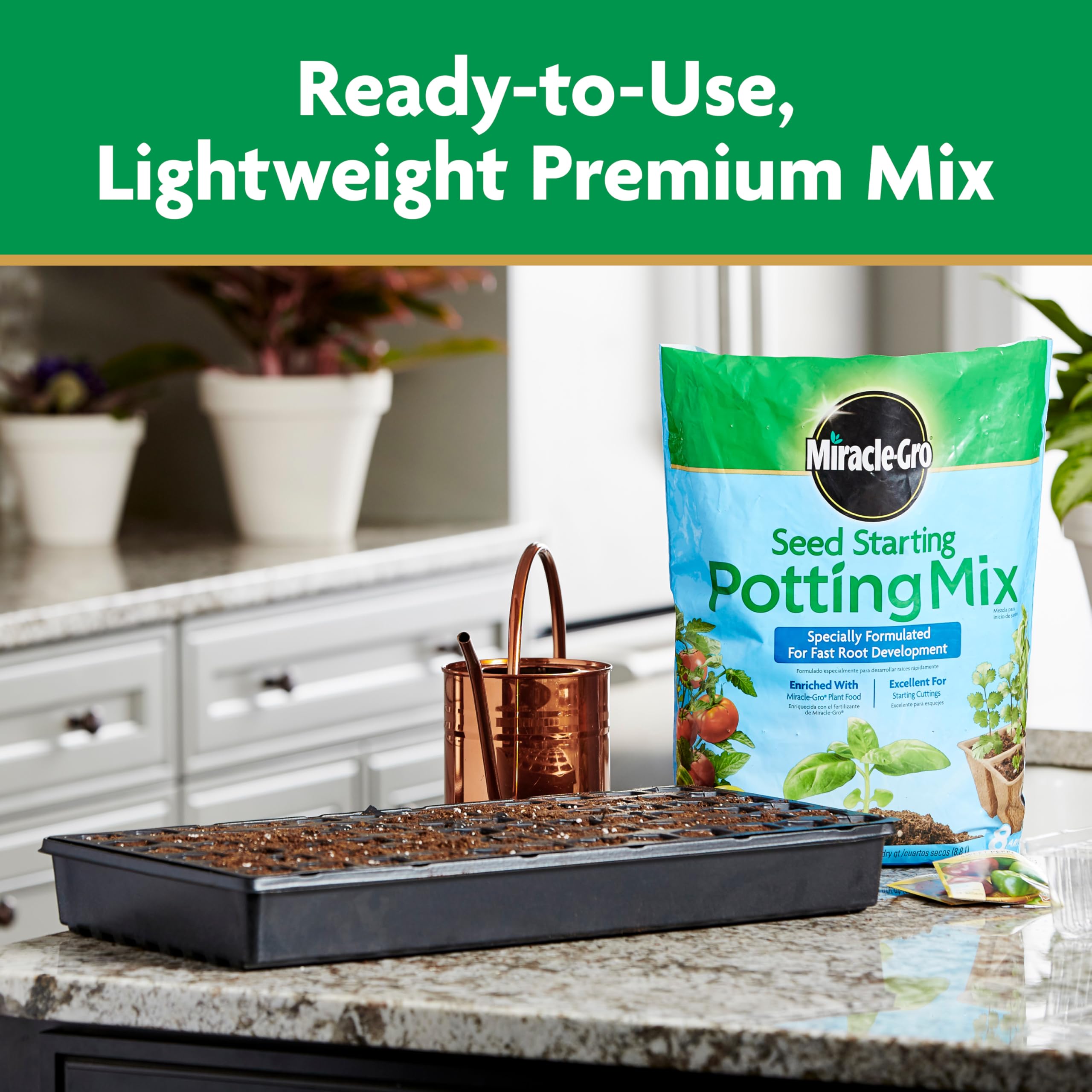 Miracle-Gro Seed Starting Potting Mix, 8 qt.