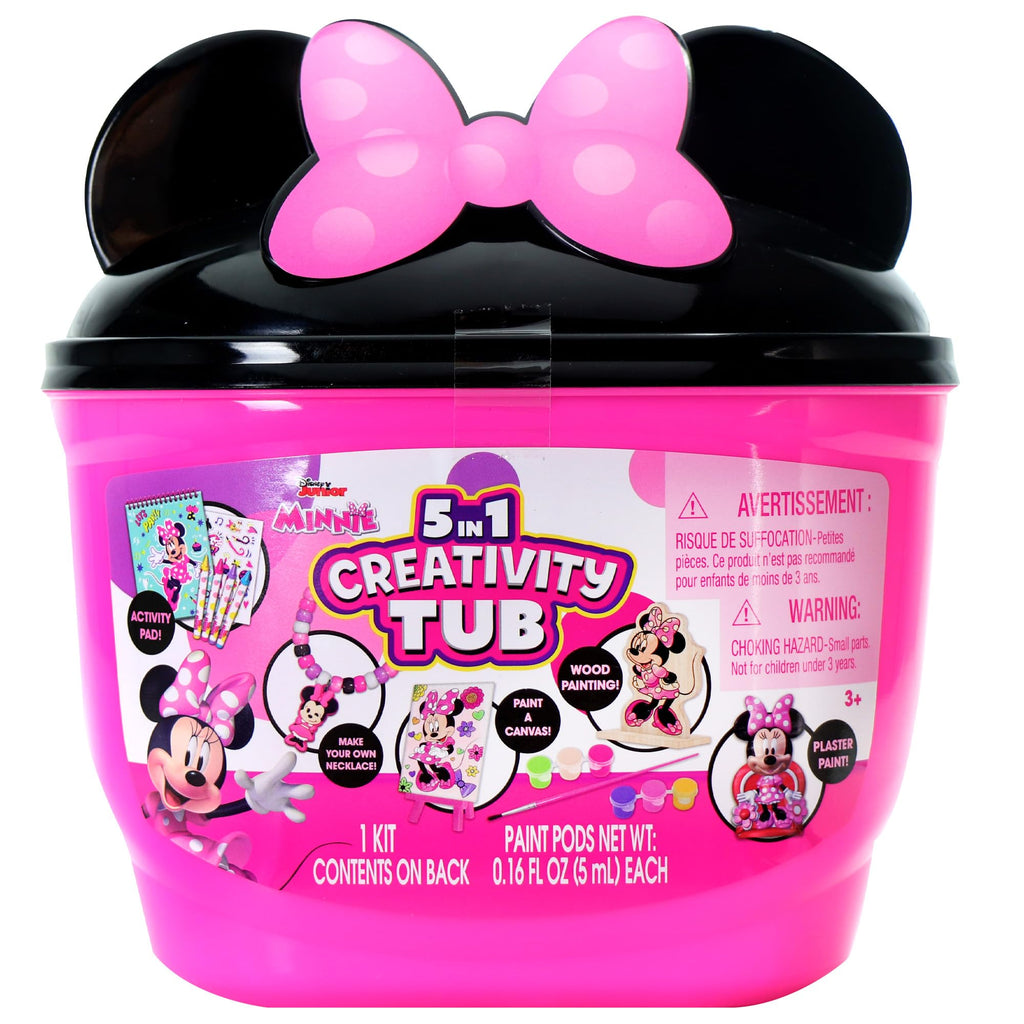Tara Toys Gabby's Dollhouse 5-in-1 Creativity Tub Multi-Activity Art Kit for Kids with Coloring, Stamps, Stickers, and Fun Craft Materials Great Gift for Girls Ages 3+