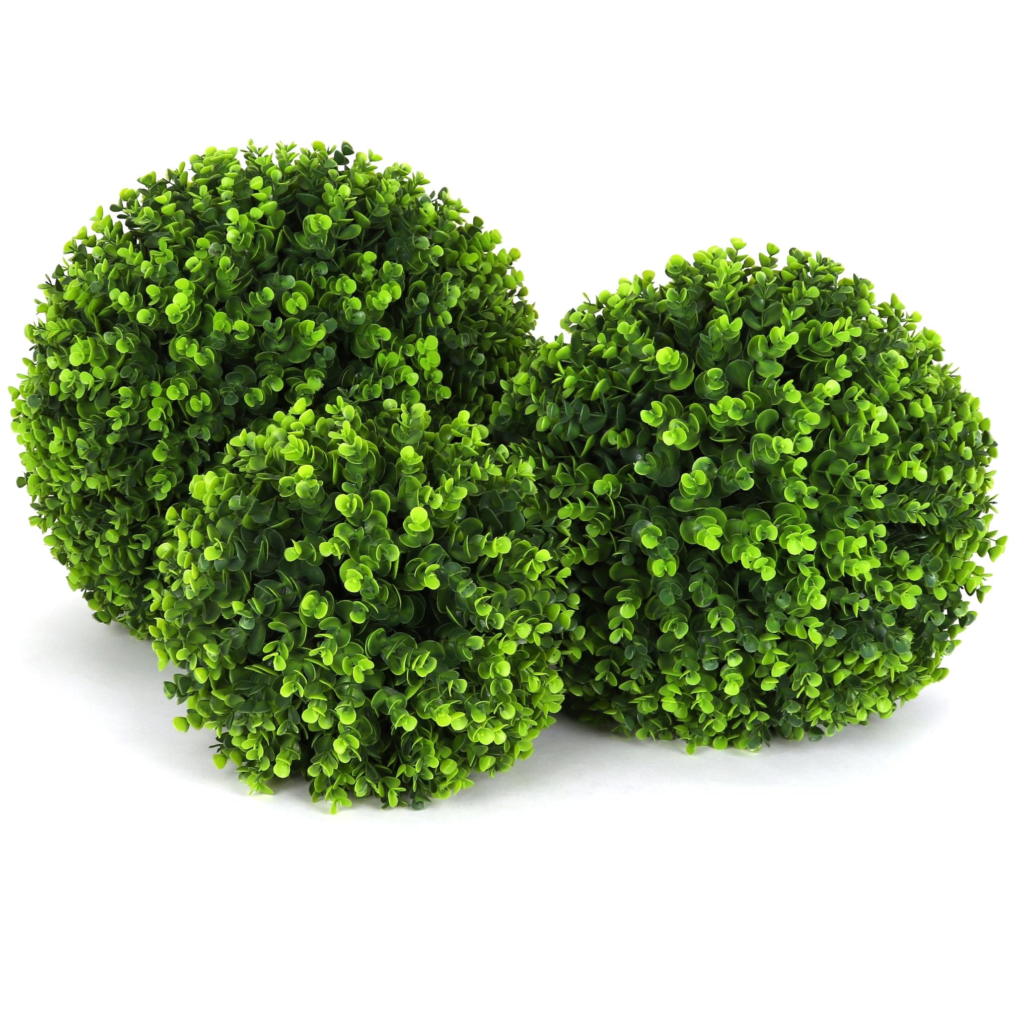 3rd Street Inn XL Baby's Breath Topiary Ball - Artificial Plant Set - Indoor/Outdoor Wedding Party Decor - Faux Foliage Garden Sphere - Tree and Bush Substitute (19")