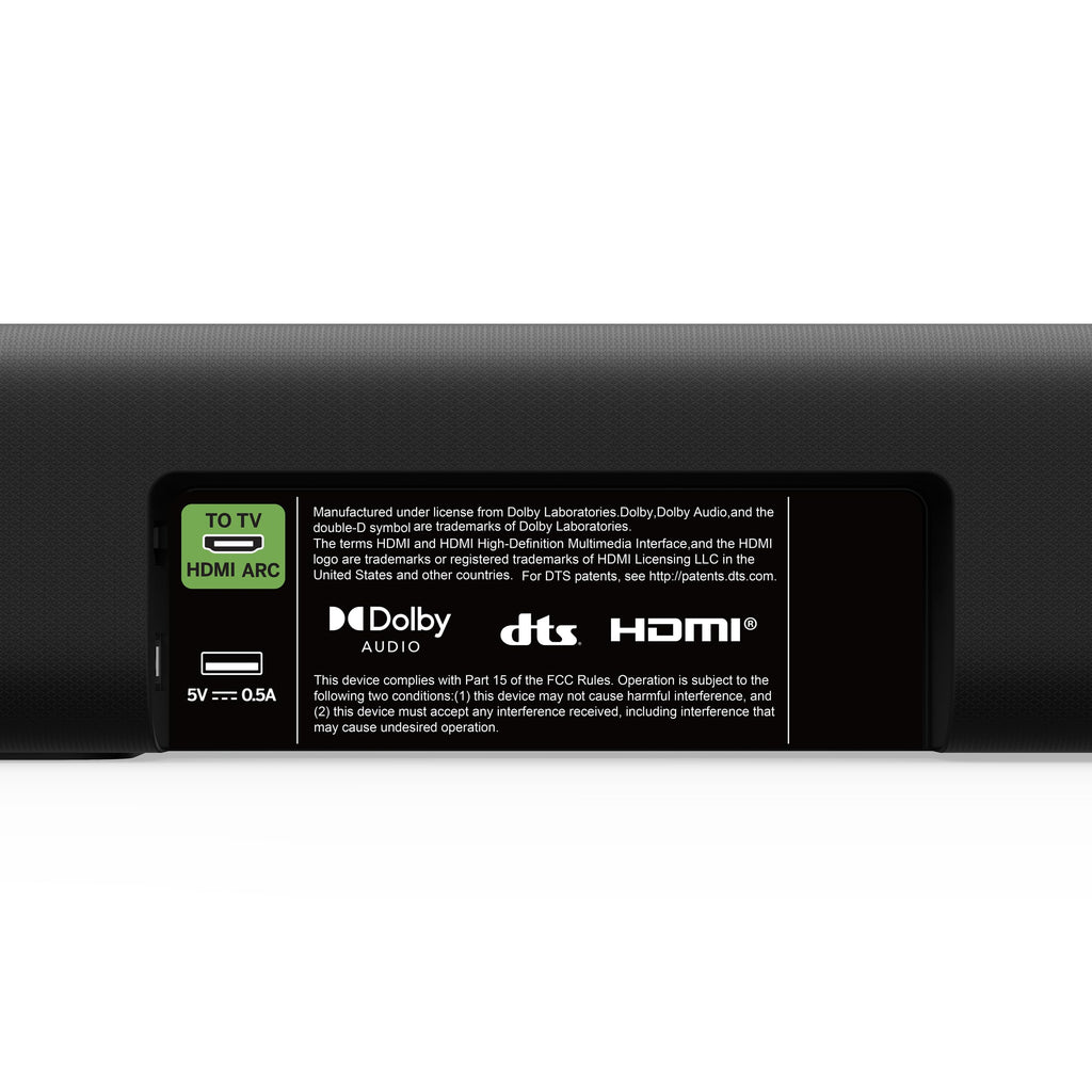 VIZIO V-Series All-in-One 2.1 Home Theater Sound Bar with DTS Virtual:X, Bluetooth, Built-in Subwoofer, Voice Assistant Compatible, Includes Remote Control - V21d-J8