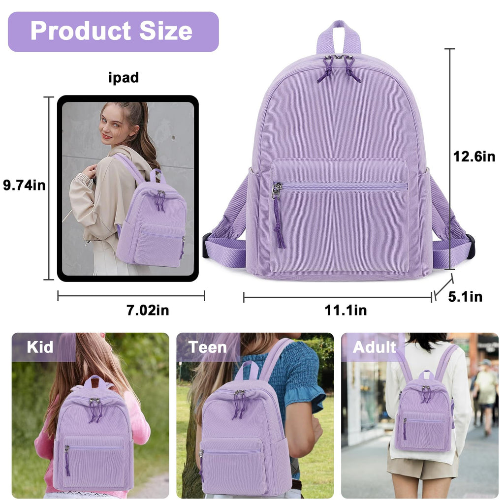 BTOOP Mini Backpack Women Girls Water-resistant Small Backpack Purse Shoulder Bag for Womens Adult Kids School Travel