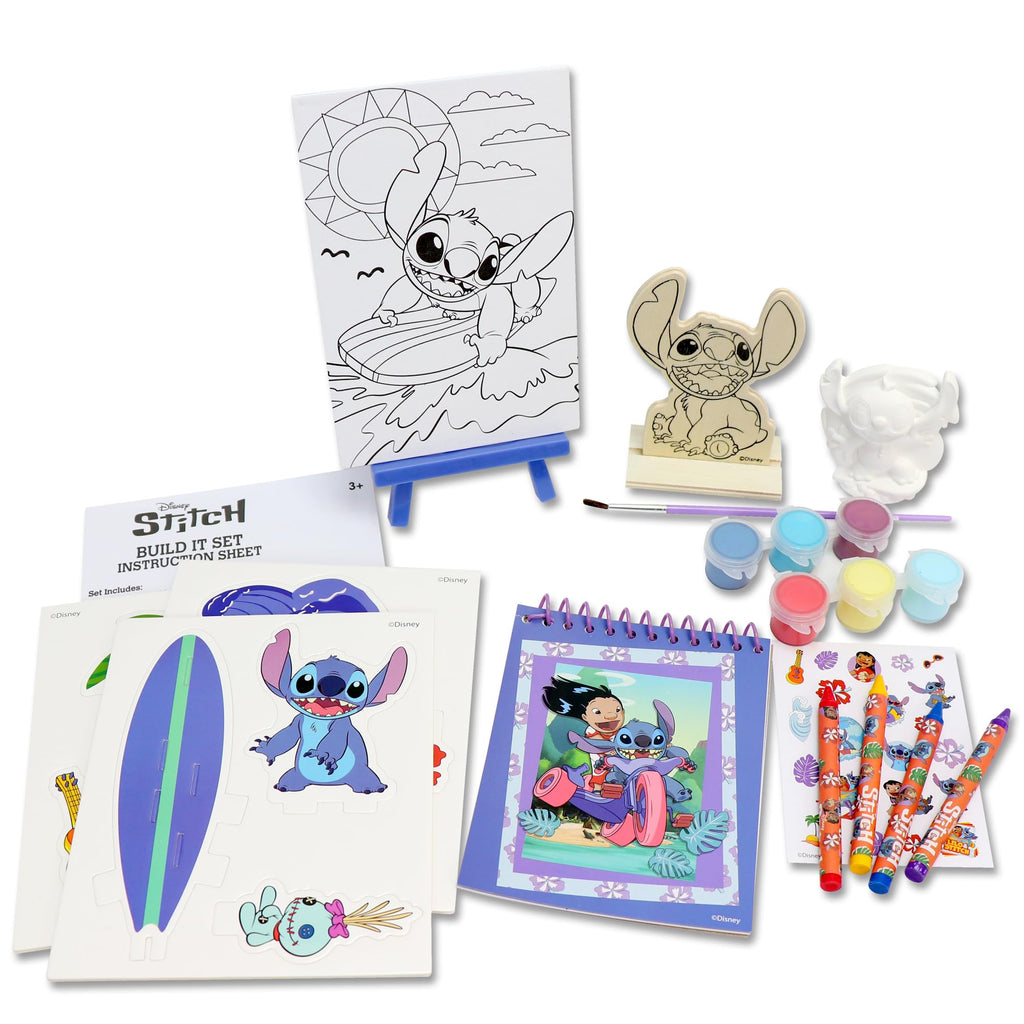 Tara Toys Gabby's Dollhouse 5-in-1 Creativity Tub Multi-Activity Art Kit for Kids with Coloring, Stamps, Stickers, and Fun Craft Materials Great Gift for Girls Ages 3+
