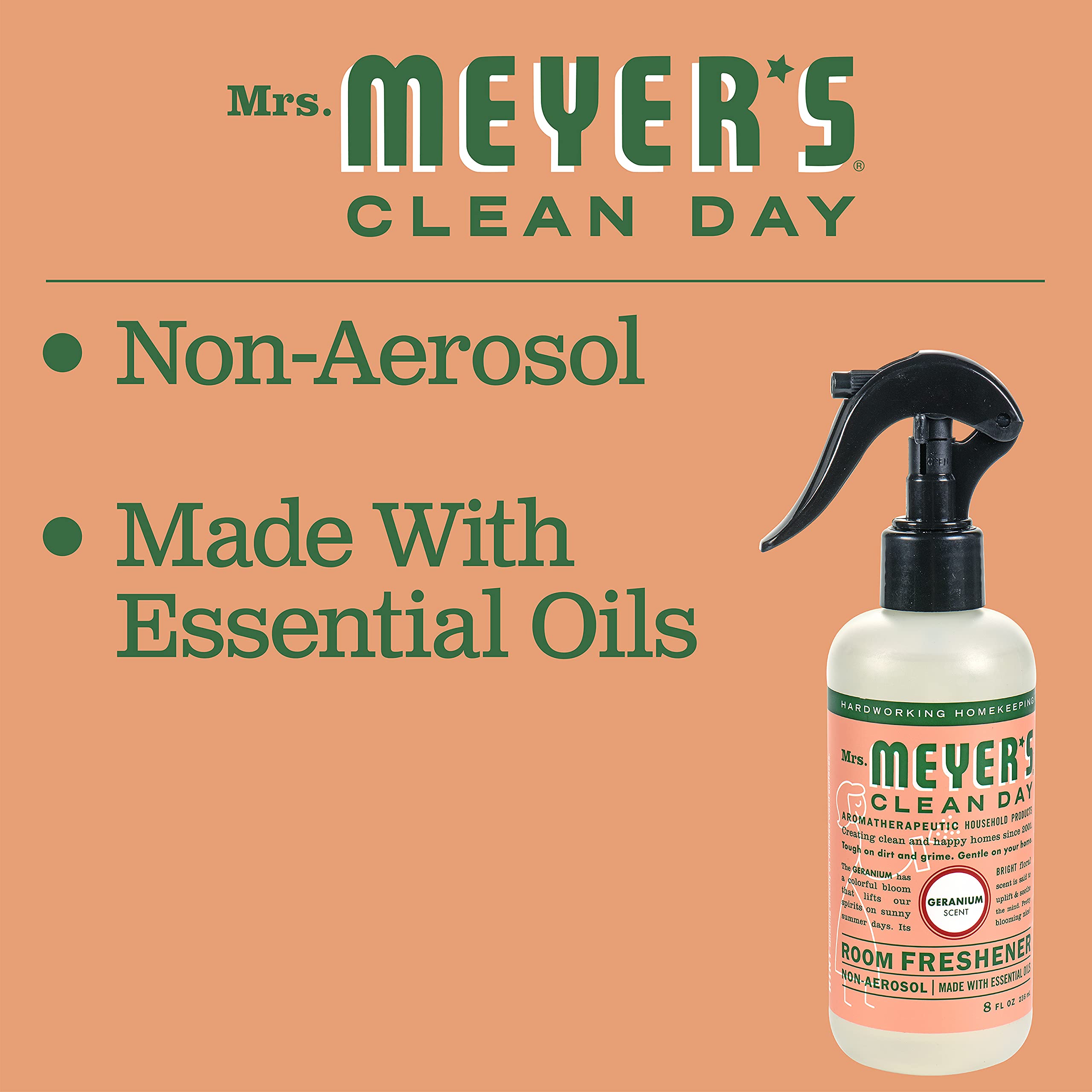 MRS. MEYER'S CLEAN DAY Liquid Hand Soap Fall Seasonal Variety, 1 Acorn Spice, 1 Mum, 1 Apple Cider, 1 Lemon Verbena, 1 Basil, 1 Lavender, 12.5 OZ Each, (1 Variety Pack)