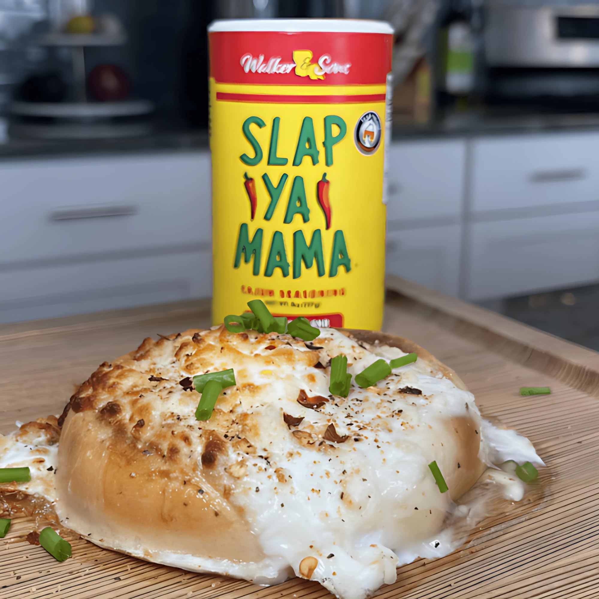 Slap Ya Mama Cajun Seasoning from Louisiana, Hot Blend, No MSG and Kosher, 8 Ounce Can
