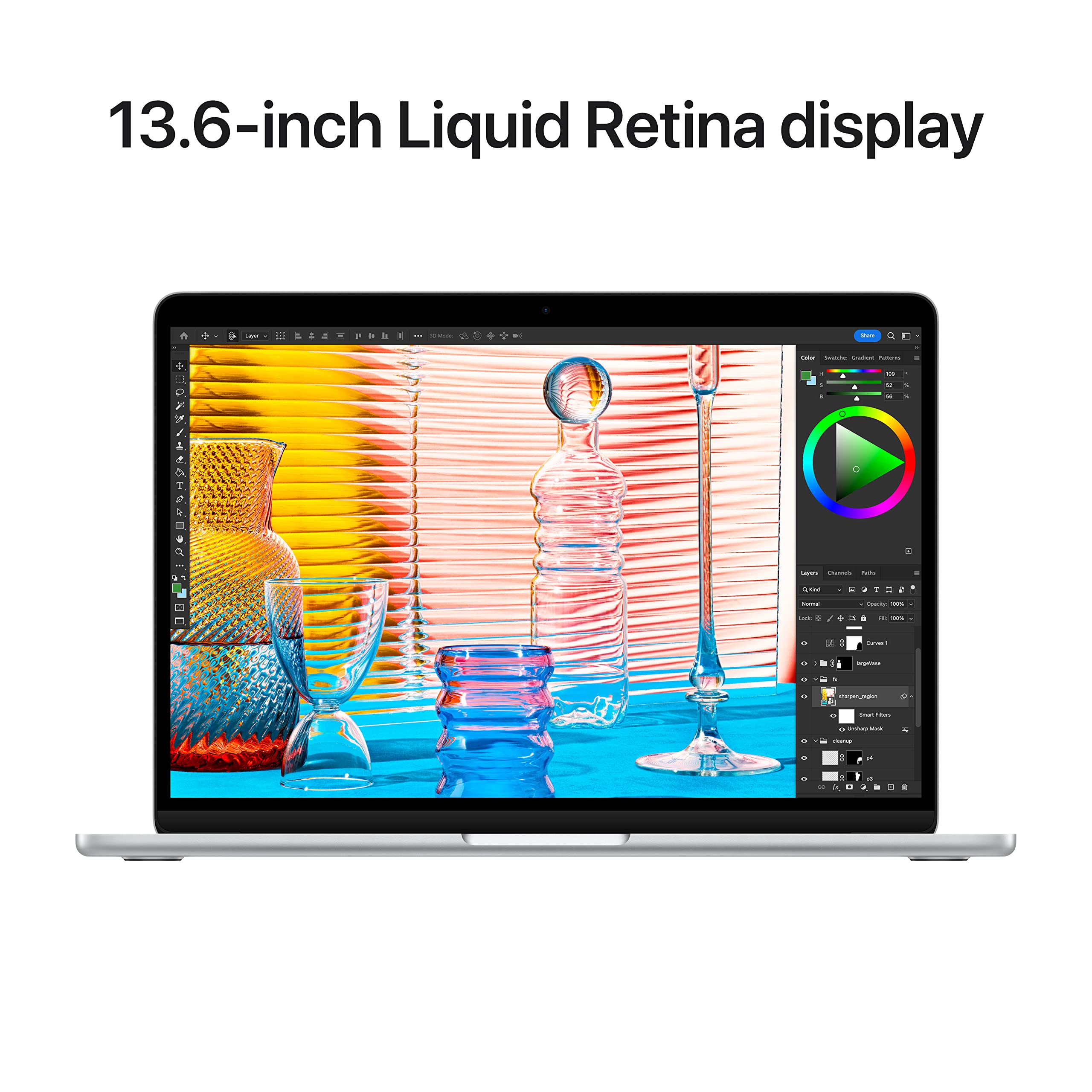 Apple 2022 MacBook Air Laptop with M2 chip: Built for Apple Intelligence, 13.6-inch Liquid Retina Display, 8GB RAM, 512GB SSD Storage, Backlit Keyboard, 1080p FaceTime HD Camera; Silver